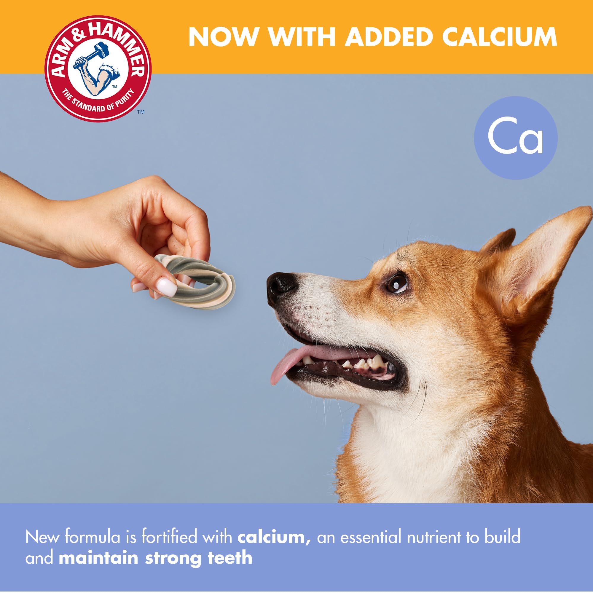 Arm & Hammer for Pets Smoothies Dental Treats for Dogs with Baking Soda & Calcium, Treat Chews Help Fight Bad Breath, Plaque & T
