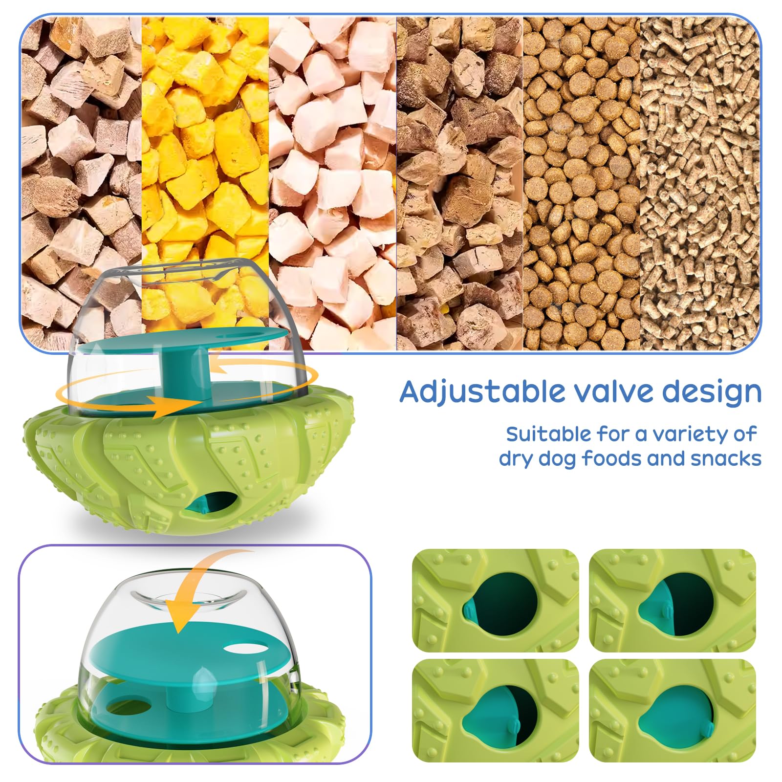 BoYoYo Interactive Dog Puzzle Toy - Cognitive Enrichment, Treat Dispensing, Durable, Easy to Clean, Yellow