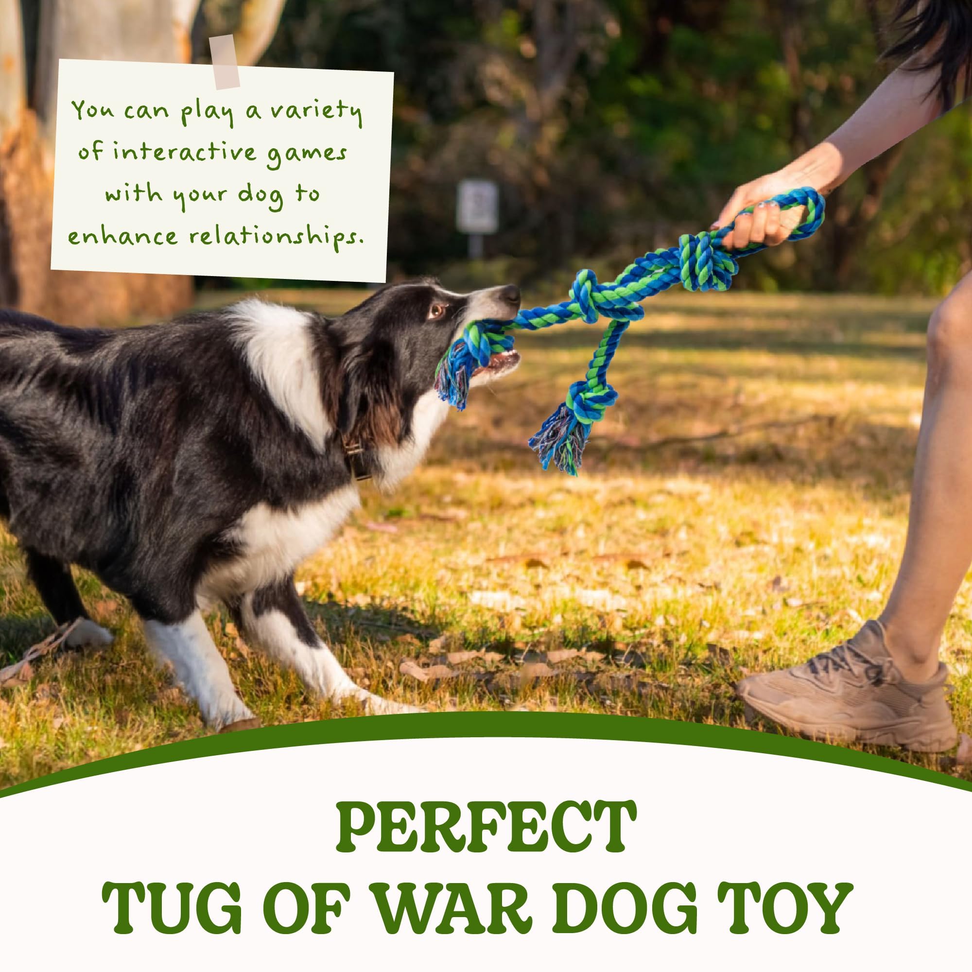 Dog Rope Toy For Large Dogs, 2 Pack Heavy Duty Dog Chew Toys For Aggressive Chewers, Indestructible Dog Toys For Super Chewer, D