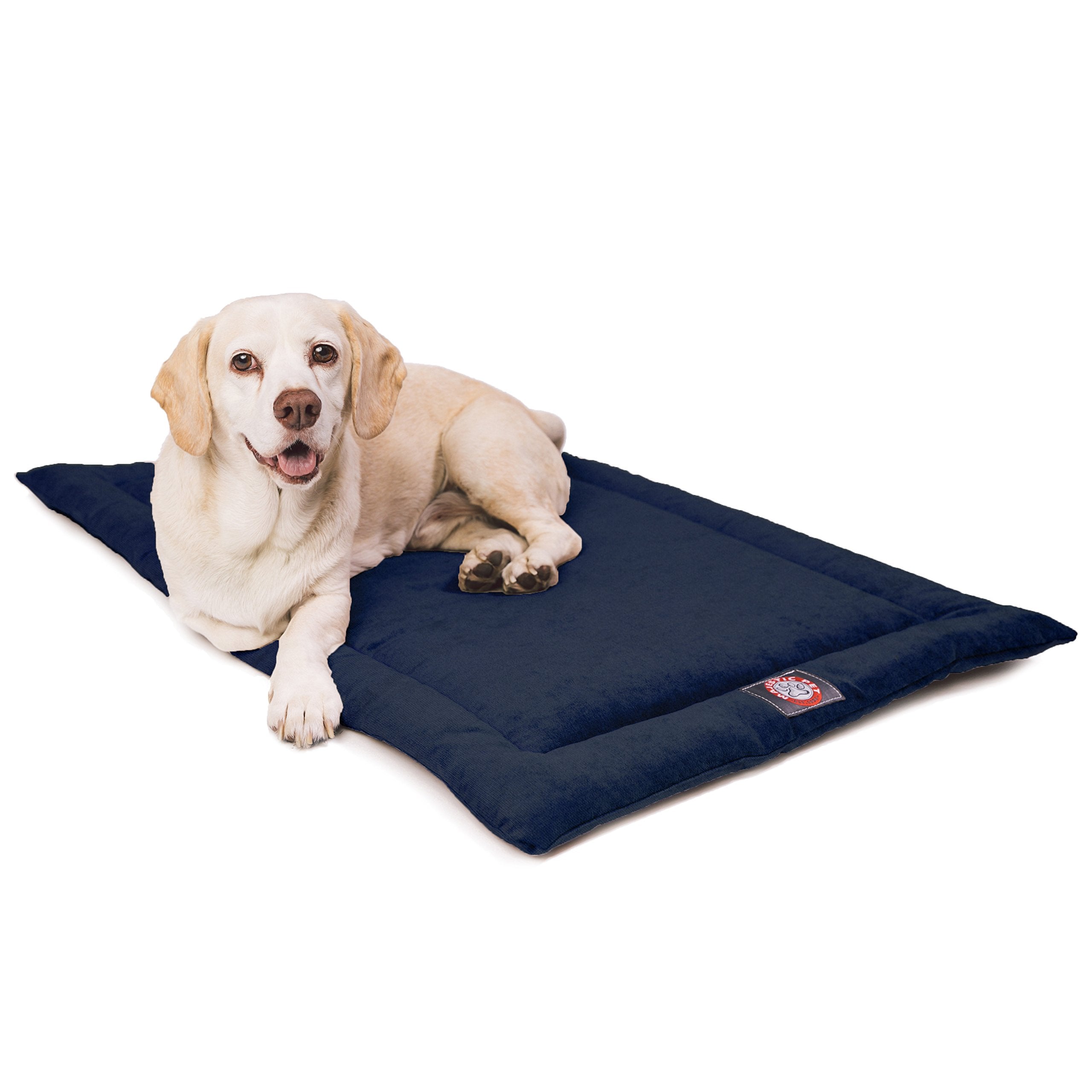 24' Villa Navy Blue Crate Dog Bed Mat By Majestic Pet Products