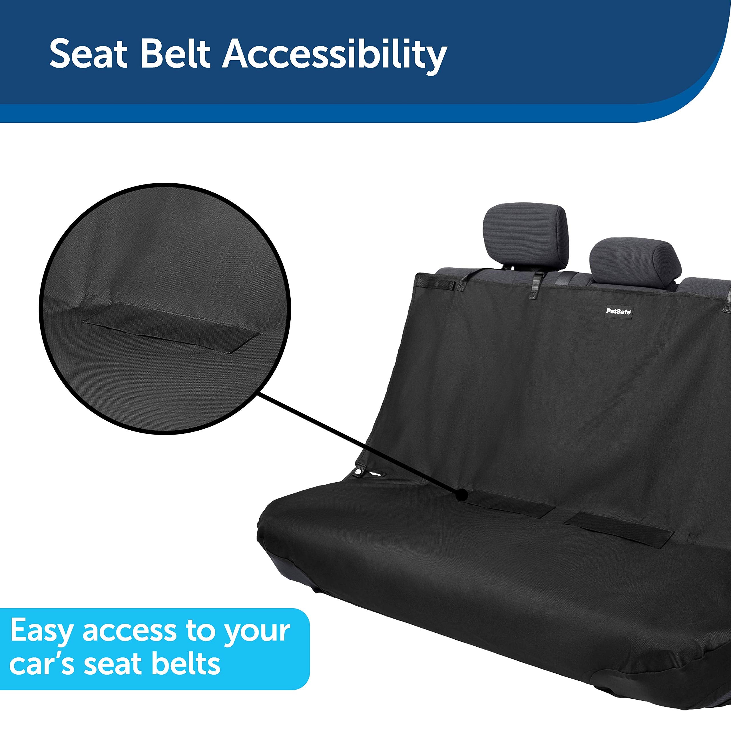 Petsafe Happy Ride Bench Seat Cover - Fits Cars, Trucks, Minivans And Suvs - Waterproof Area Protection - Durable Vehicle Seat P