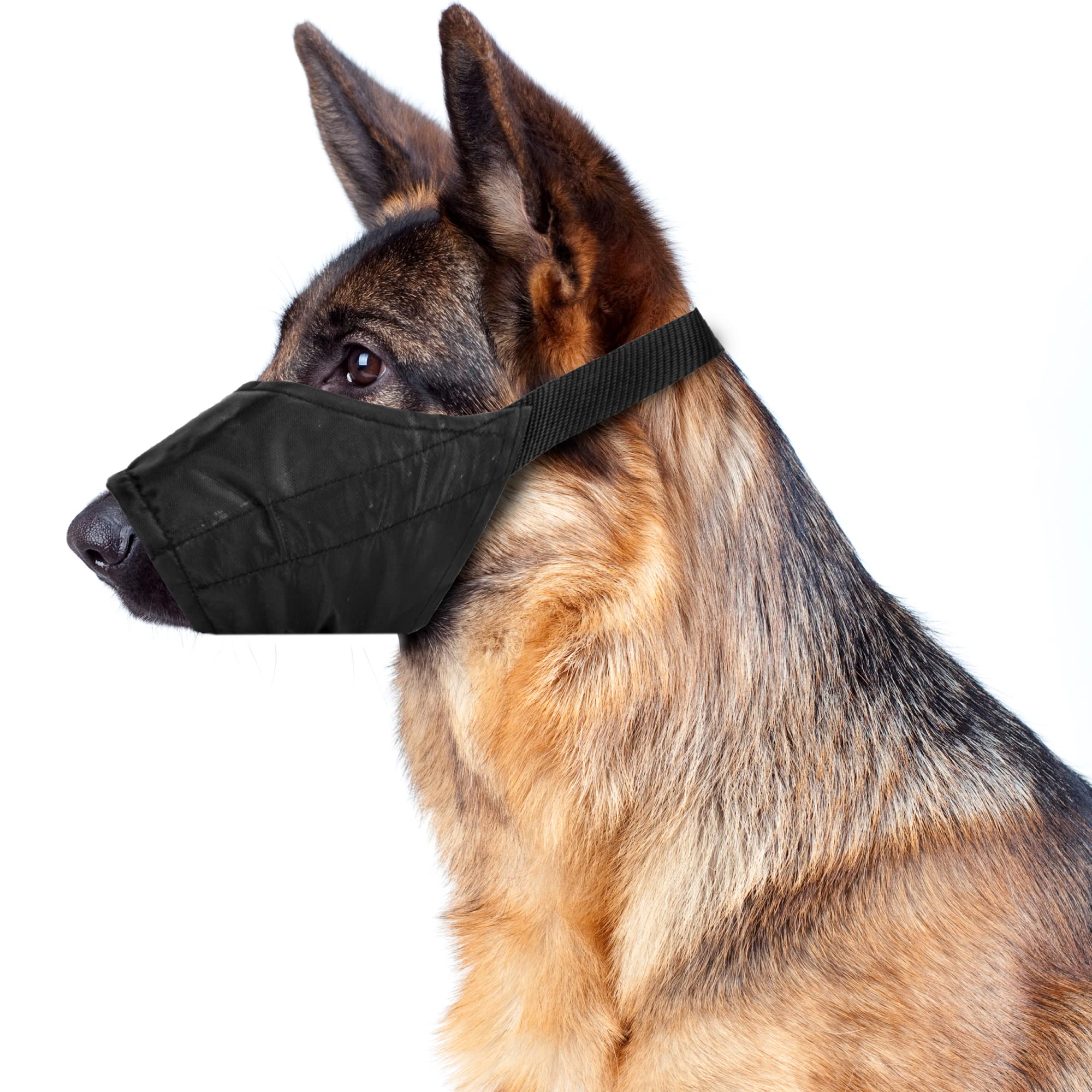 Weebo Pets Breathable Nylon Cloth Safety Muzzle (Large)