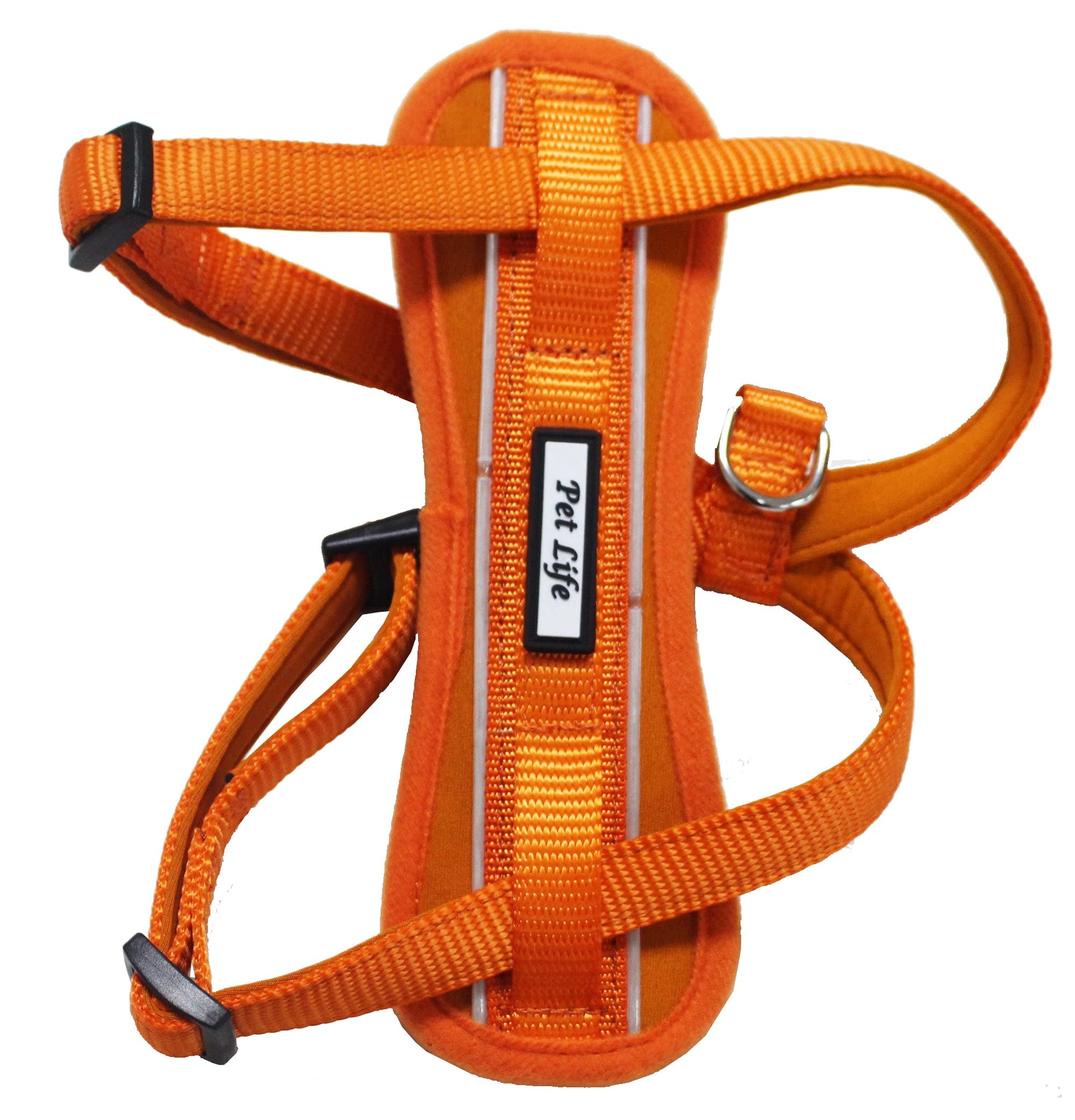Pet Life Mountaineer Chest Dog Harness - Easy Pull Reflective and Adjustable Pet Harness Provides Less Stress and Waist Pressure