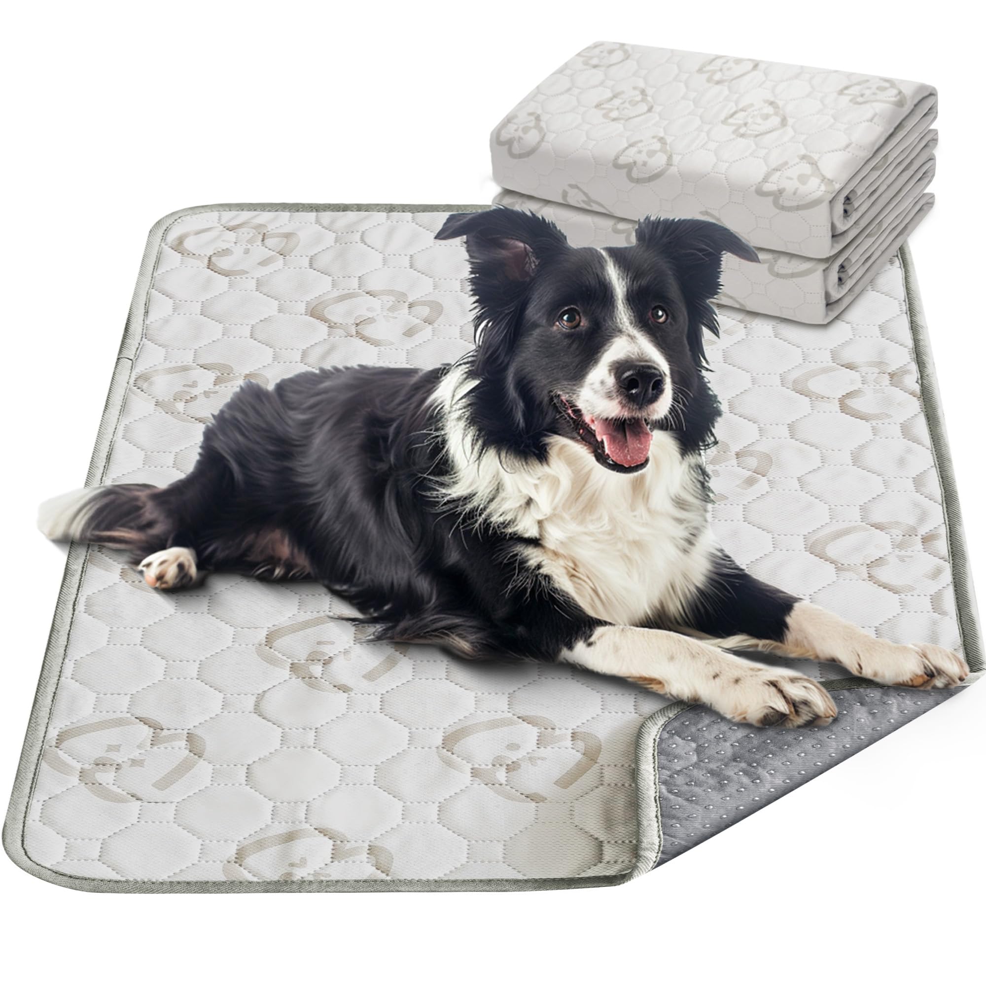 Fxw Washable Pee Pads For Dogs, Puppy Pads With Super Absorbent, Specifically Designed For Potty Training, Square, 35' X 35', 