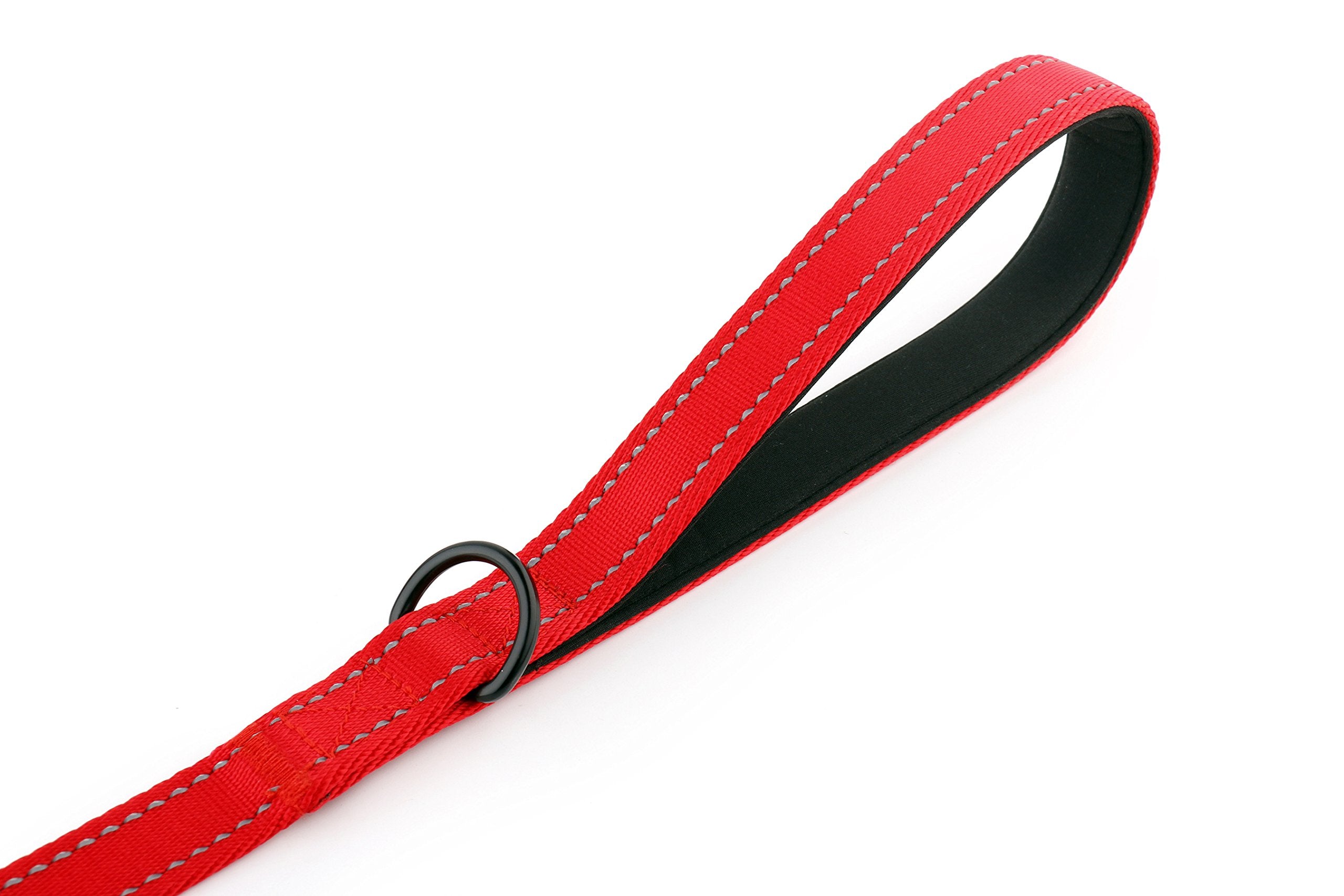 Primal Pet Gear Dog Leash 6Ft Long,Traffic Padded Two Handle,Heavy Duty,Reflective Double Handles Lead For Control Safety Training,Leashes For Large Dogs Or Medium Dogs,Dual Handles Leads(Red)