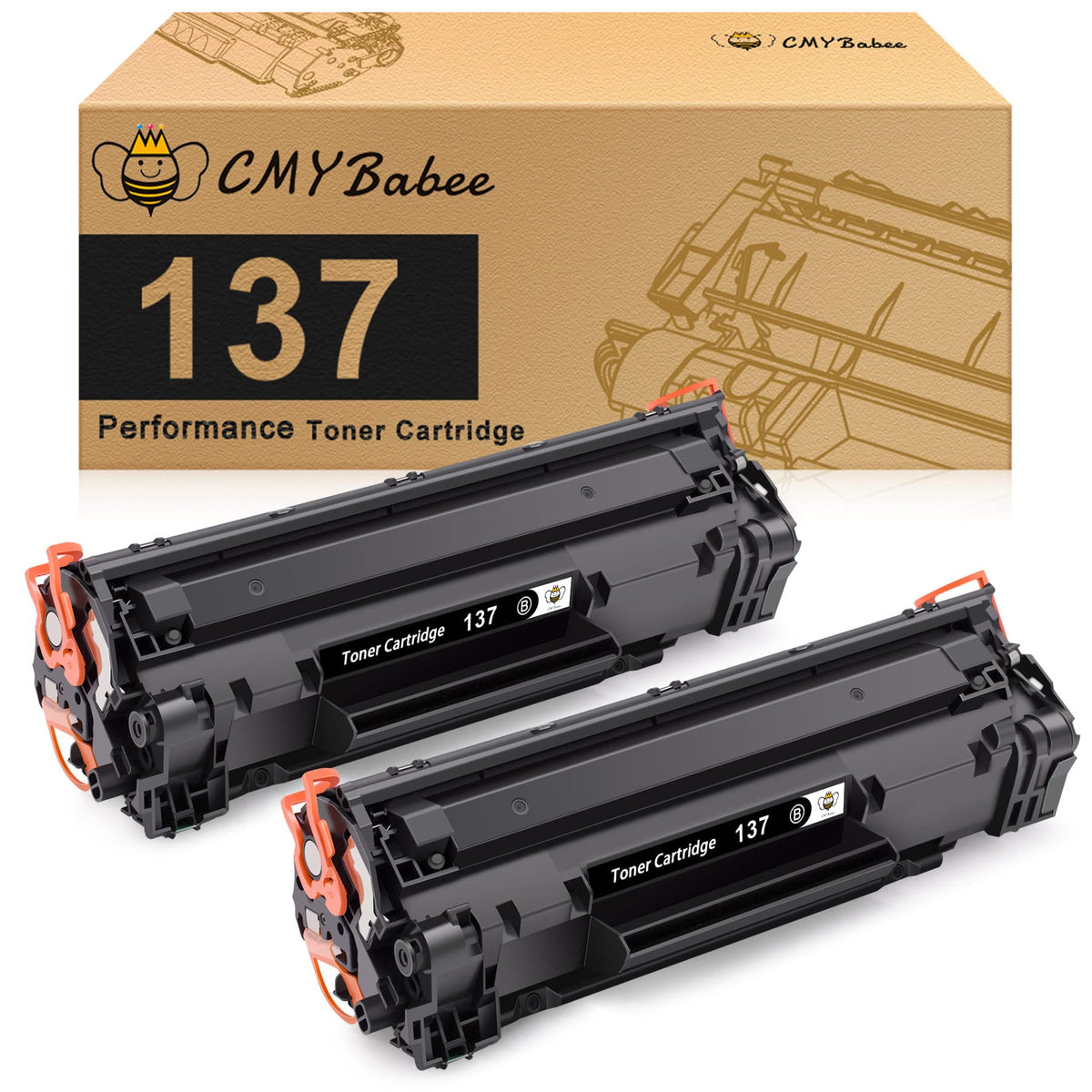 Cmybabee Compatible For Canon 137 Black Toner Cartridge Replacement For Crg137 Imageclass Mf236N D570 Lbp151Dw Mf247Dw Mf249Dw M