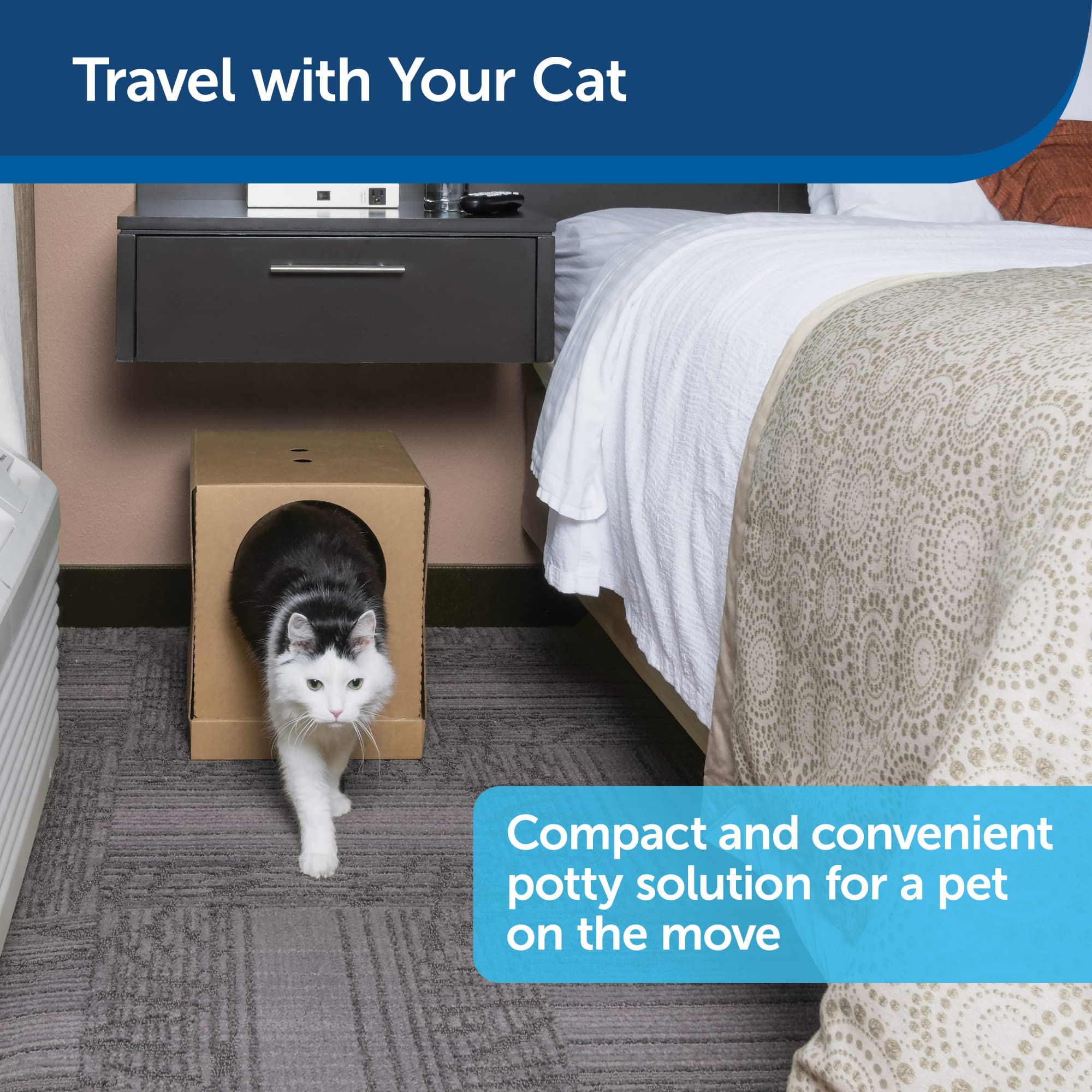 Petsafe Disposable Cat Litter Box - Collapsible Covered Design For Travel - From The Makers Of Scoopfree Self Cleaning Litter Bo