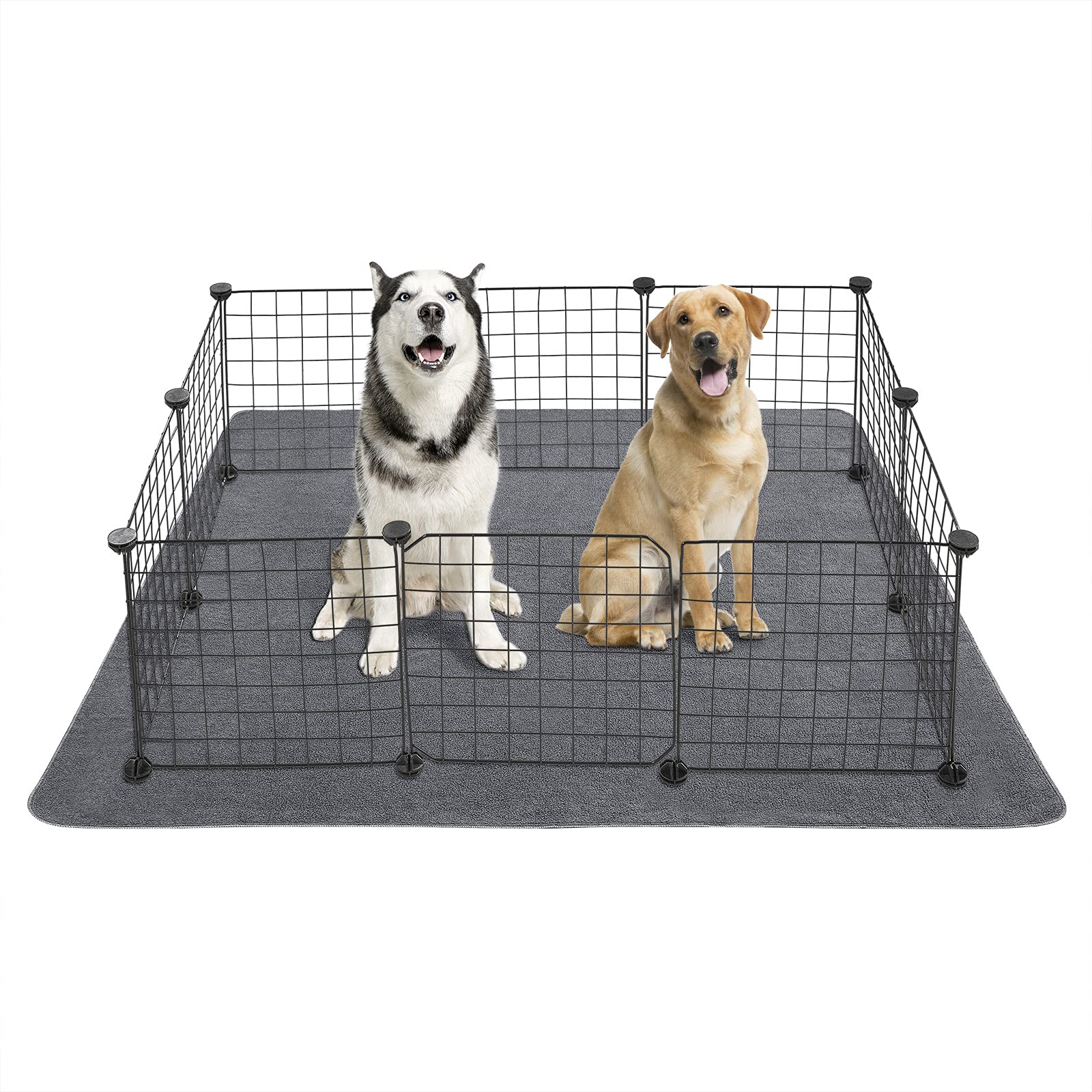 Yangbaga Extra Large Puppy Pad For Dogs, 72 X 72 In Washable Puppy Pen Pad, Non Slip Whelping Pad For Dog Crates And Car Seats, 