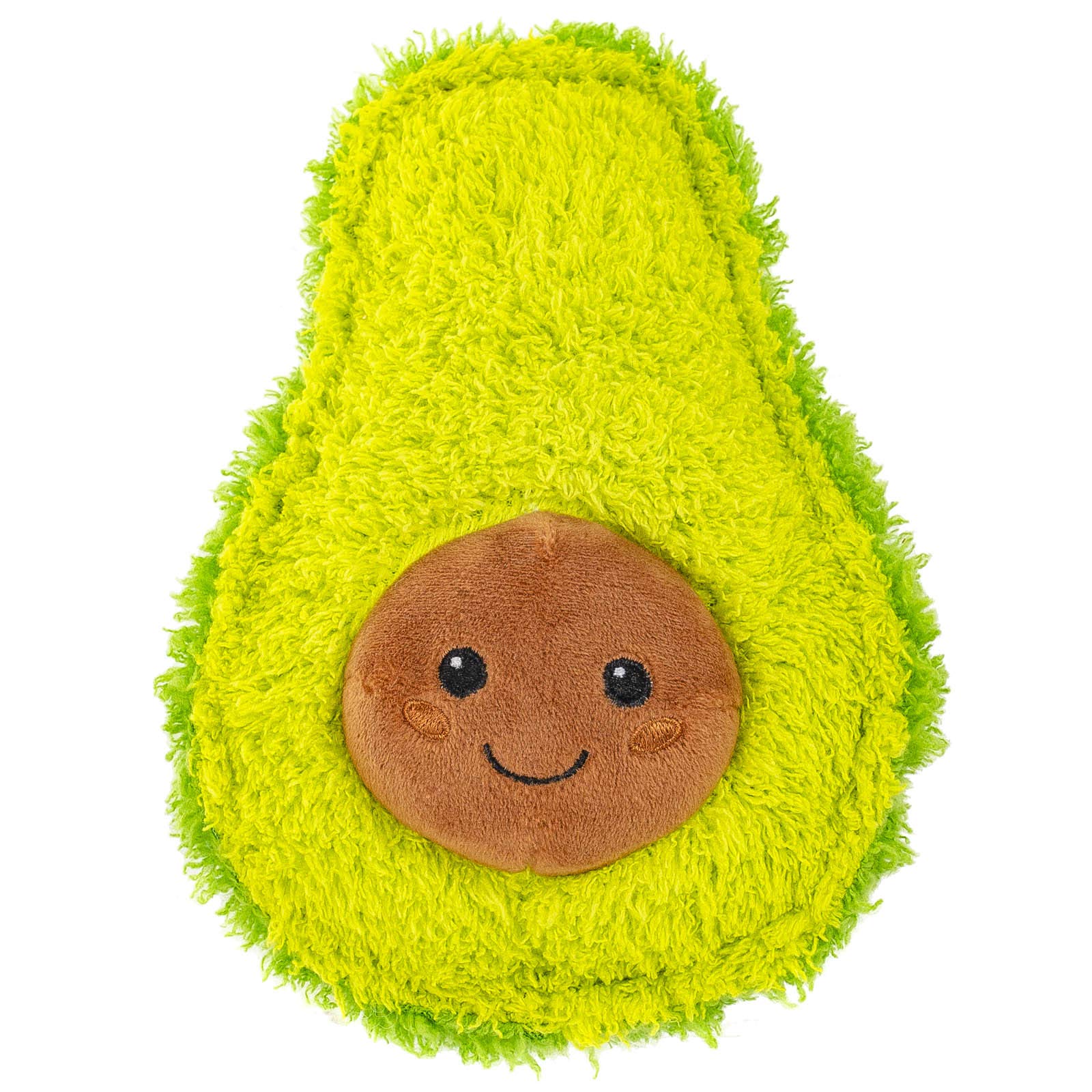 Giftable World Plush Pet Toy Fruits, Cupcakes, Ice Creams, Mug With Squeaker Dog Chew Toy (11' Jumbo Avocado)