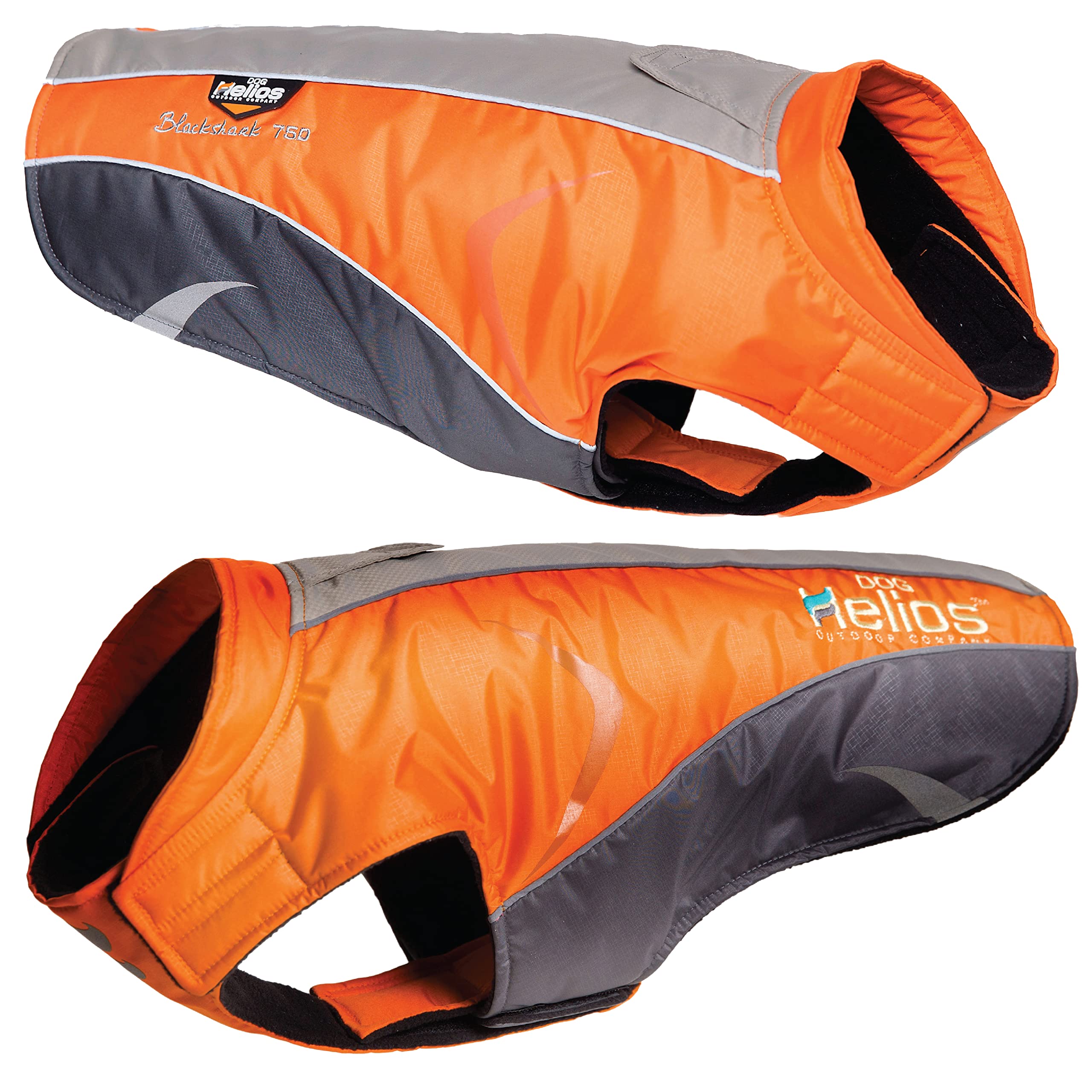DOGHELIOS Altitude-Mountaineer Wrap-hook and loop Protective Waterproof Pet Dog Coat Jacket w/ Blackshark Technology, X-Small,