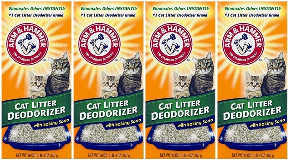 Arm & Hammer Cat Litter Deodorizer 20 Oz (Pack Of 4)