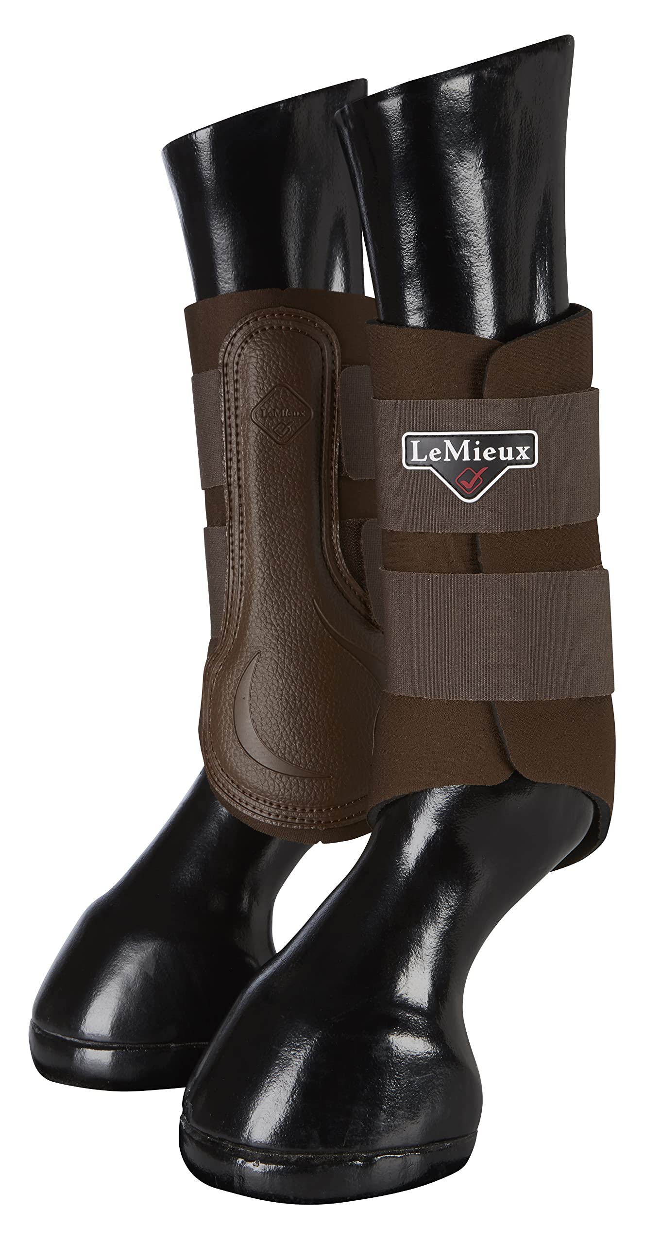 Lemieux Grafter Brushing Horse Boots - Protective Gear And Training Equipment - Equine Boots, Wraps & Accessories (Brown/Large)