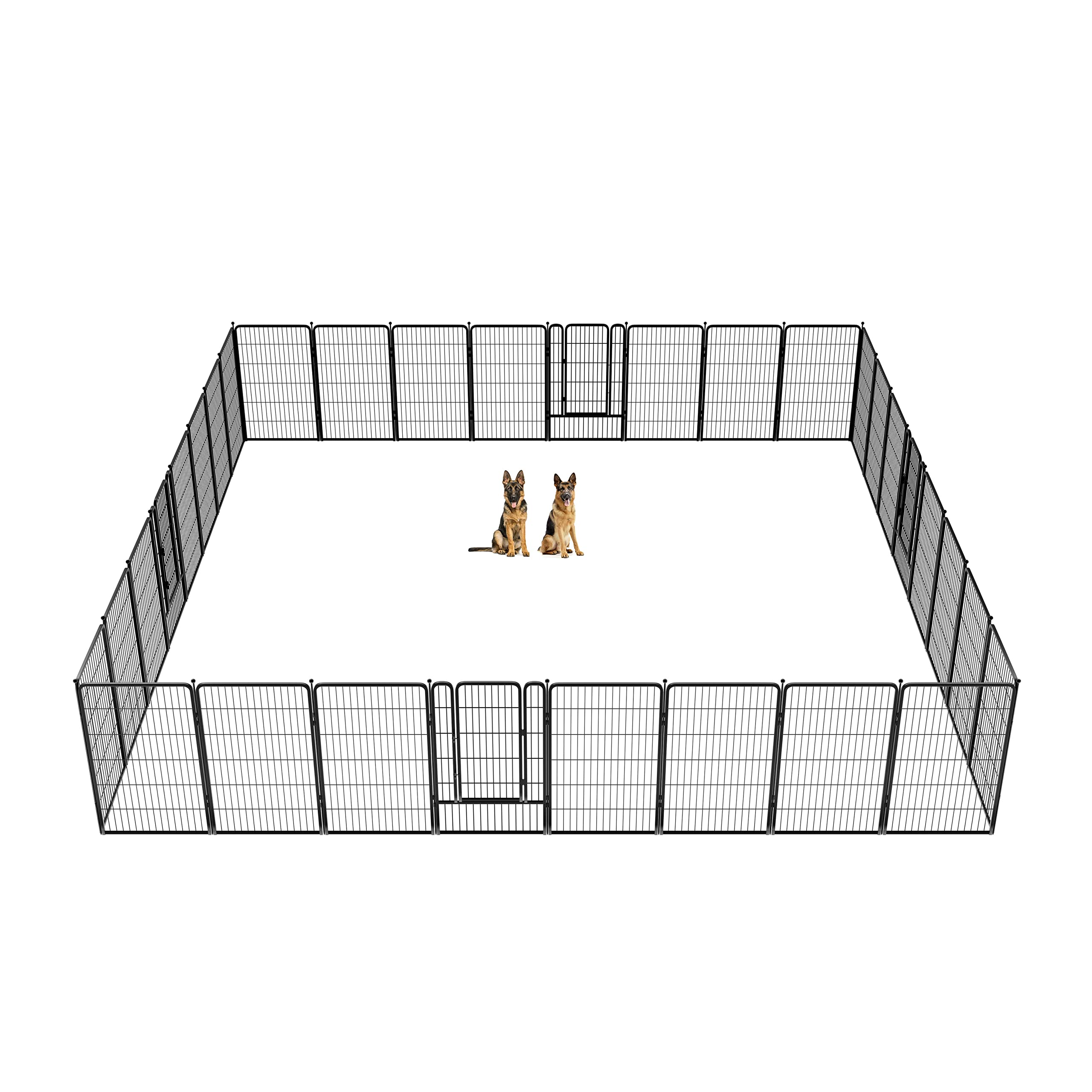 Fxw Rollick Dog Playpen For Indoor, Yard, Rv Camping, 45 Inch 32 Panels For Large Dogs│Patented