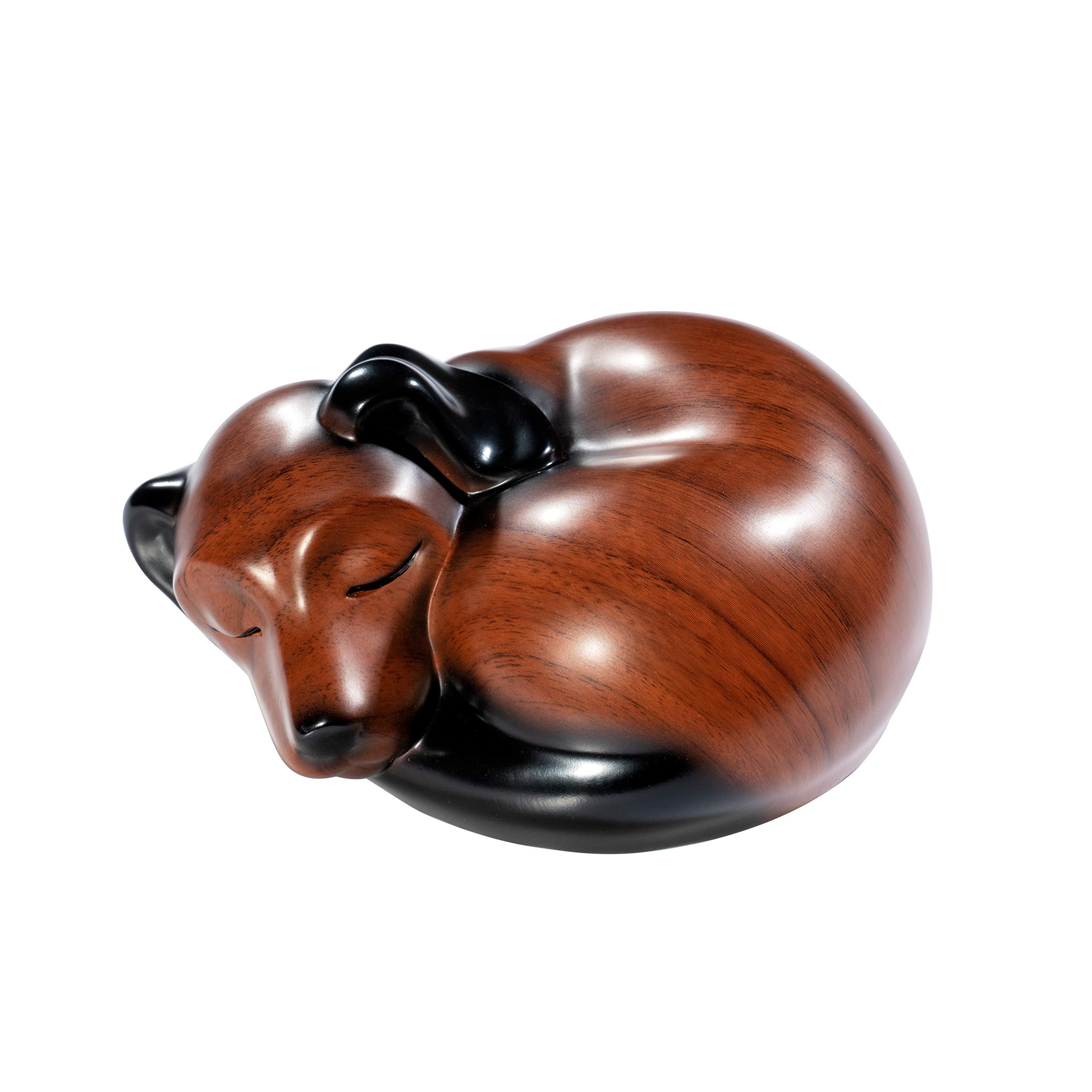 Kriss Art Pet Urns,Sleeping Resin Cremation Dog Urn, Dog Urns For Ashes, Small Animal Urn