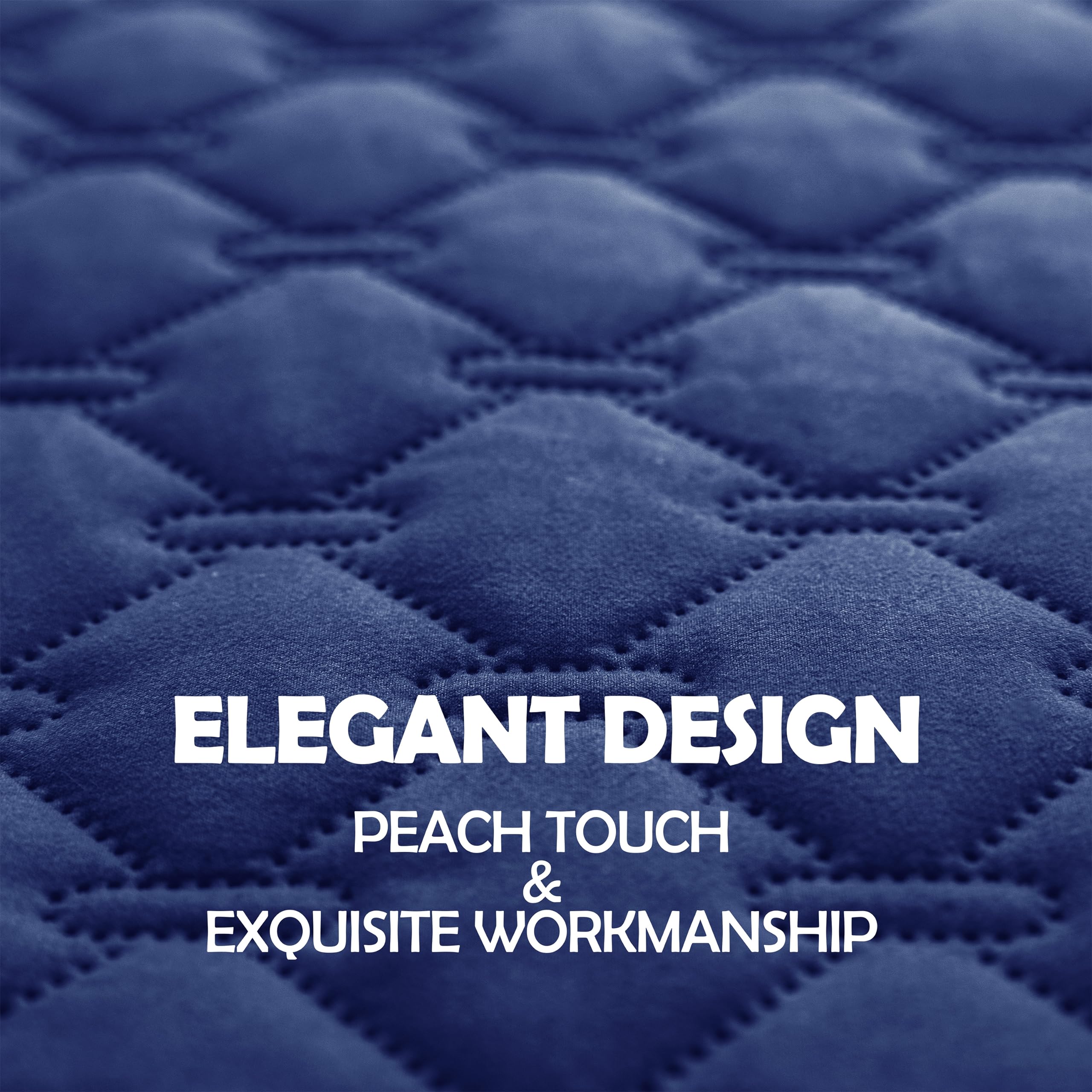 Gogobunny 100% Double Sided Waterproof Dog Blanket Soft Pet Bed Cover Reversible Protect Furniture Couch Sofa Car For Puppy Large Dog Cat (Dark Navy/Light Navy, 30X70 Inch (Pack Of 1))