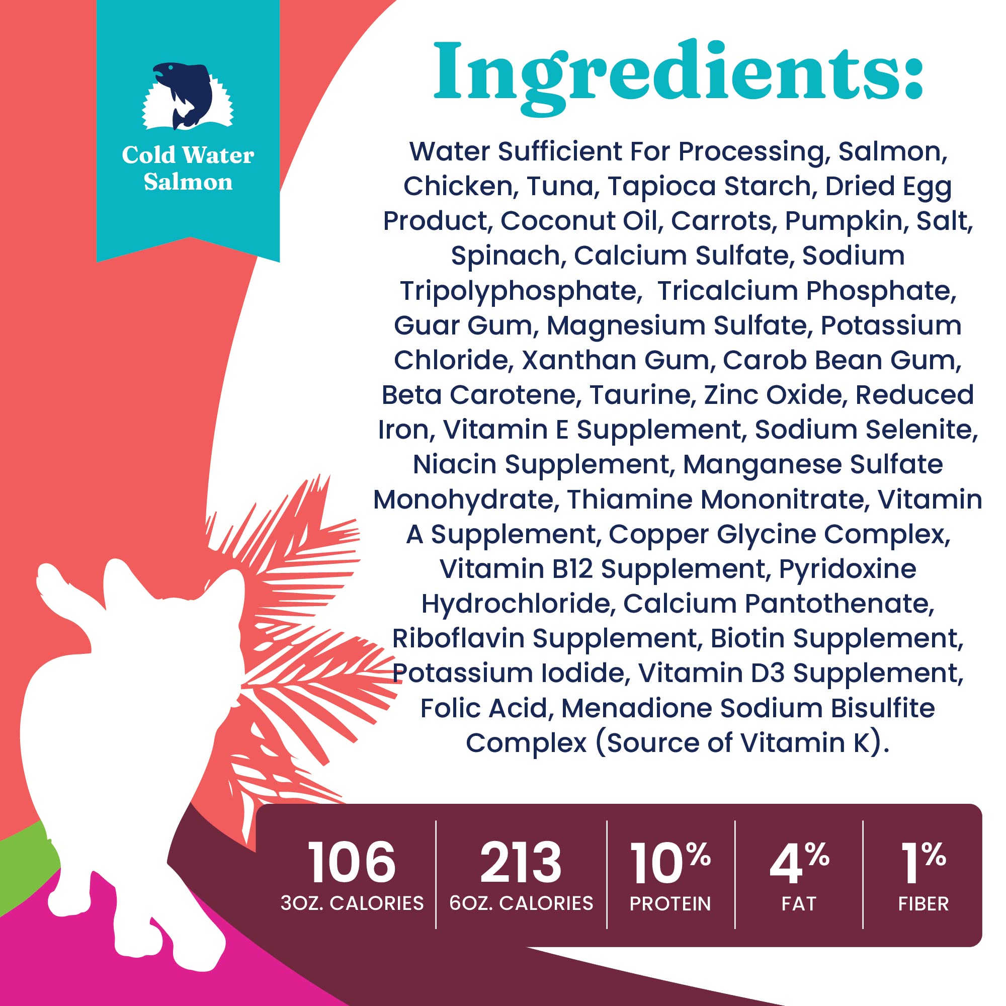 Solid Gold Tropical Blendz Salmon Pate in Coconut Oil - Nutrient-Rich Wet Cat Food for All Life Stages, 16 Pack