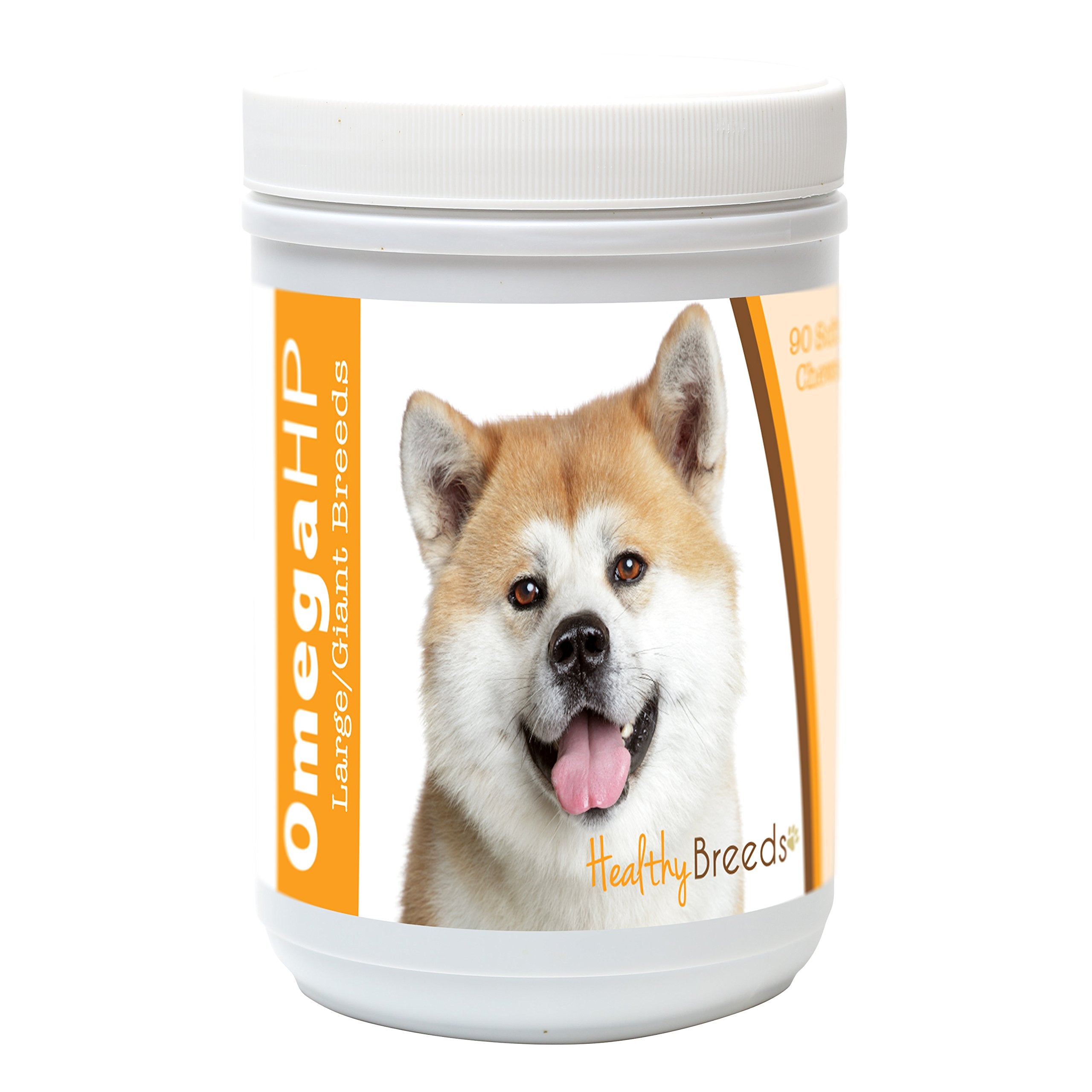 Healthy Breeds Akita Omega HP Fatty Acid Skin and Coat Support Soft Chews 90 Count