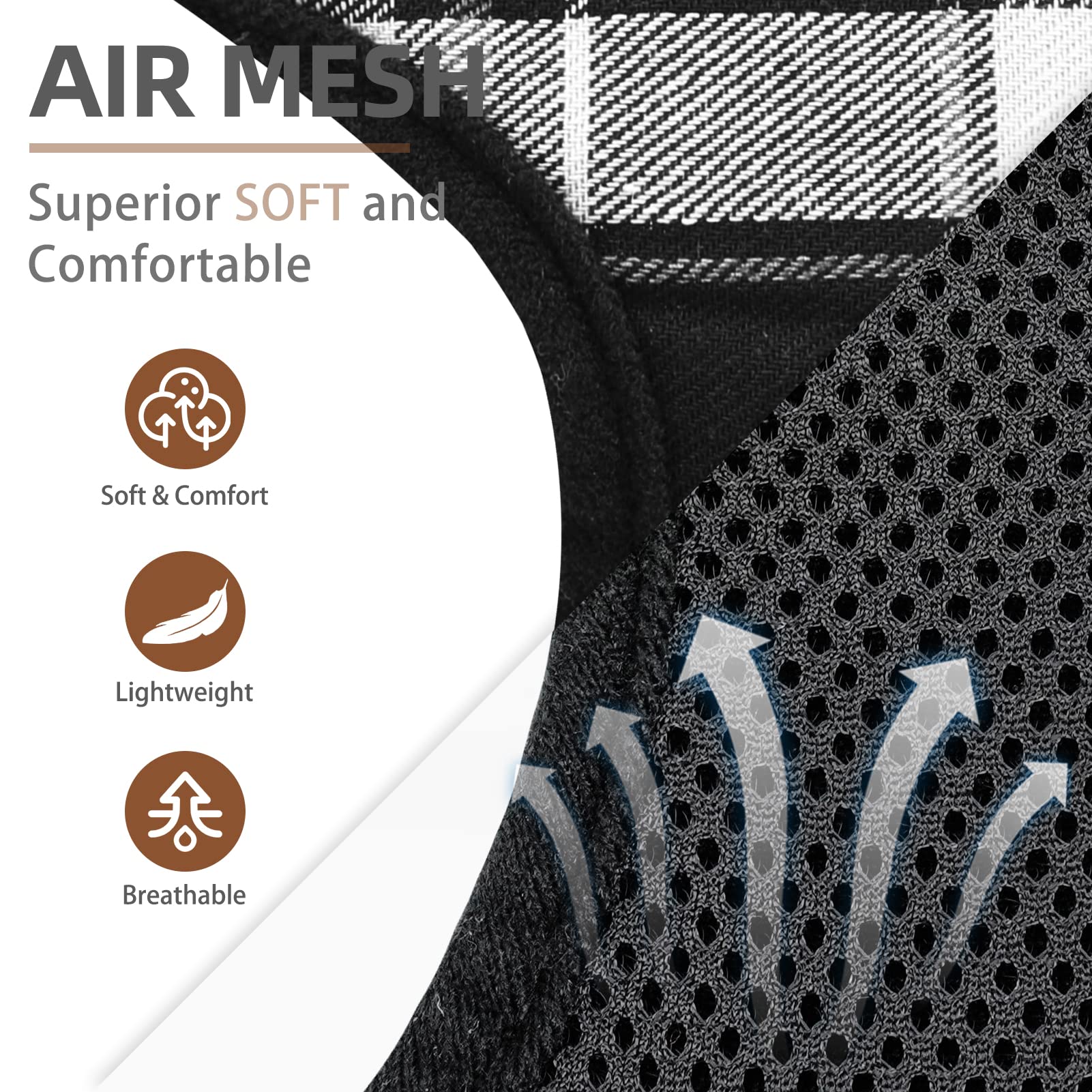 Pupteck Soft Mesh Dog Harness Pet Puppy Cat Comfort Padded Vest No Pull Harnesses