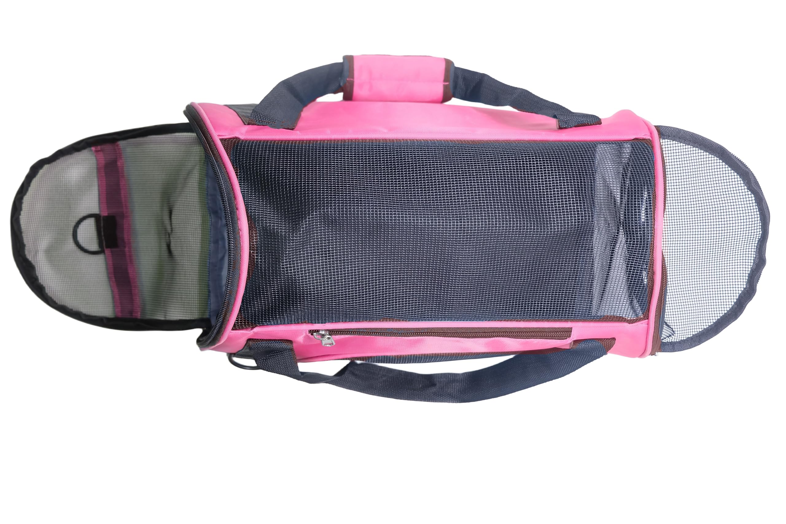 Tecageaon Pet Carrier Airline Approved Cat Carrier Dog Carrier For Medium Small Cats Small Puppy Kitten,Dog Cat Pet Travel Carrier (Medium, Pink)