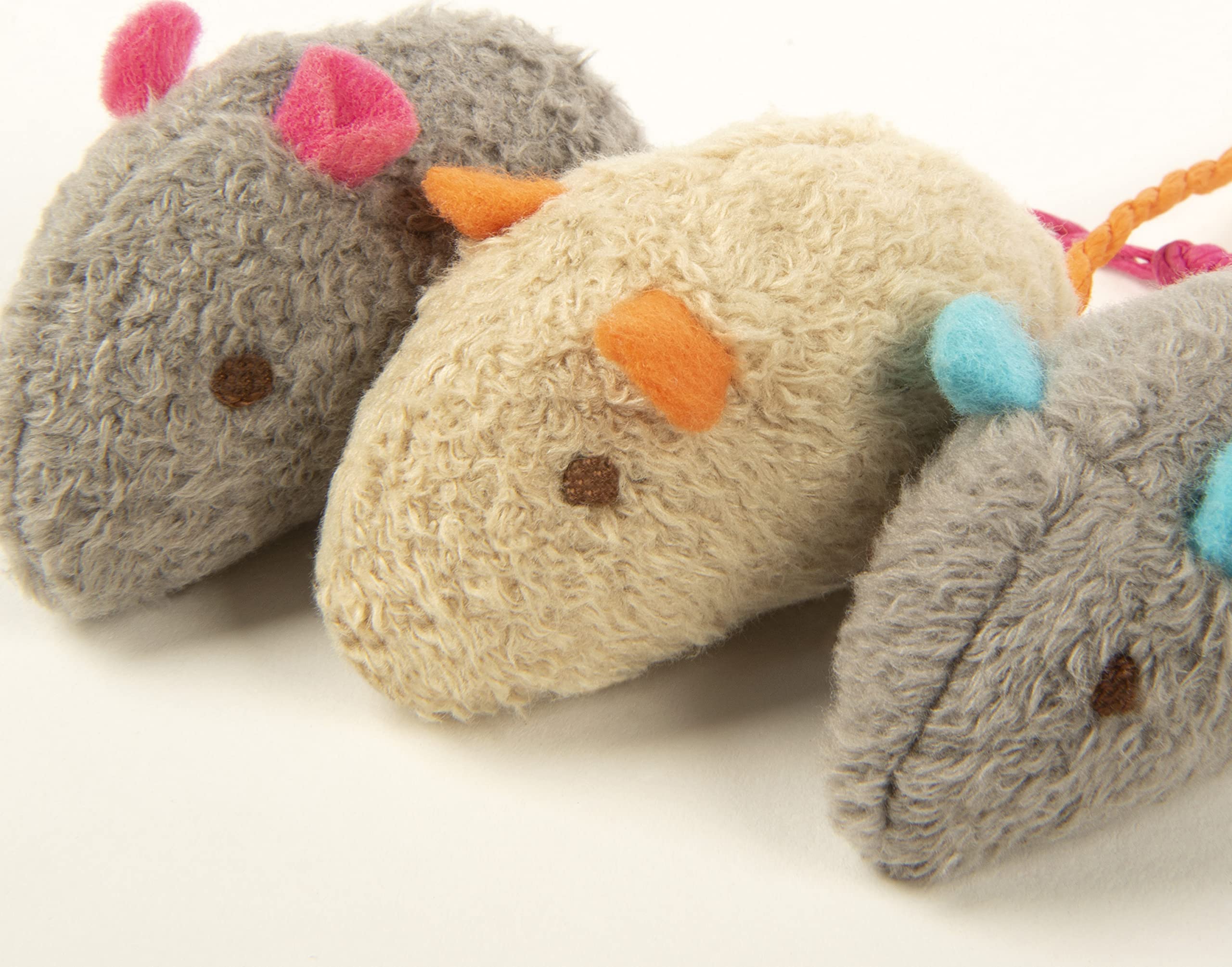 Smartykat Skitter Critters Cat Toy Catnip Mice 3/Pkg
