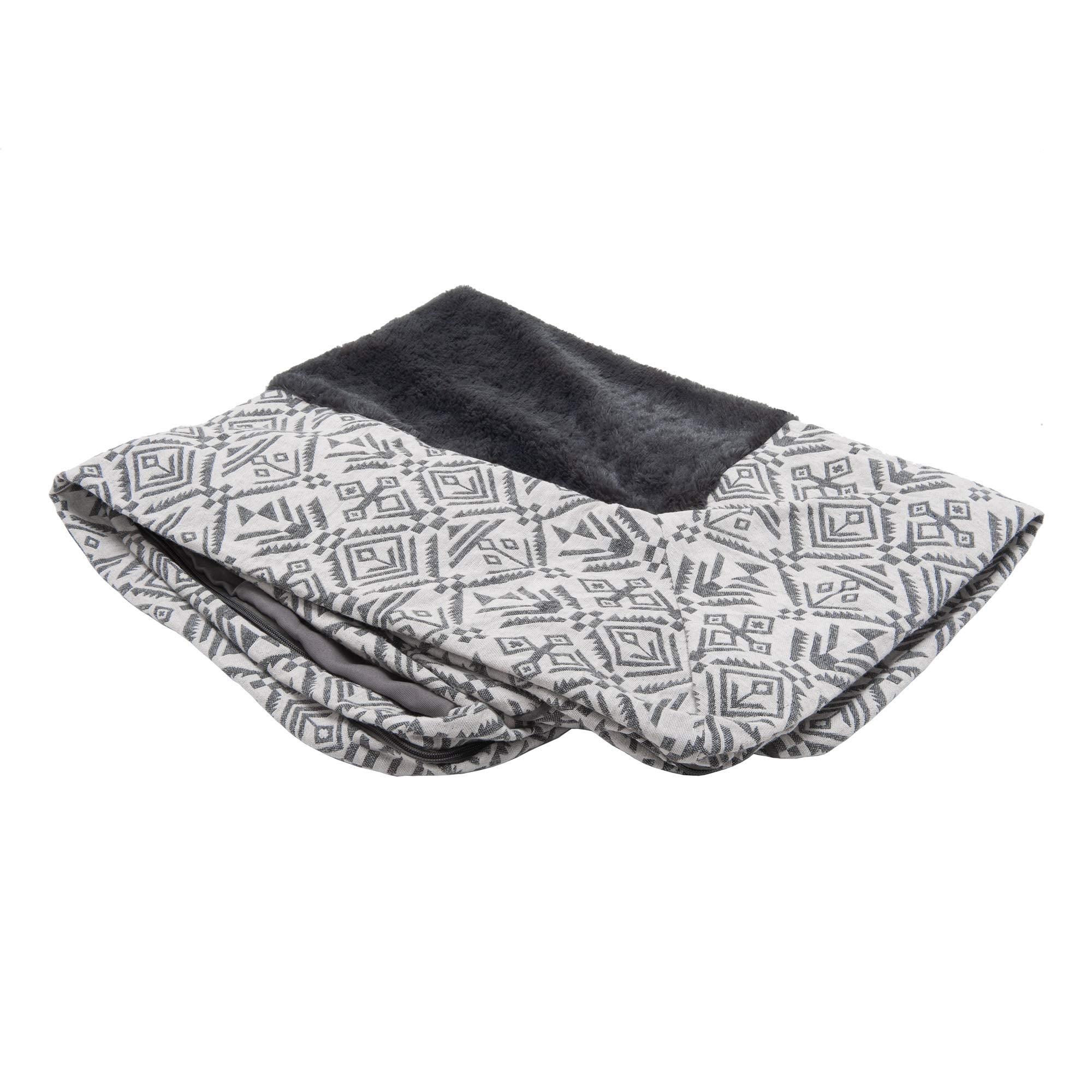 Furhaven Pet Dog Bed Cover | Plush Kilim Traditional SofaStyle Living Room Couch Pet Bed Replacement Cover for Dogs & Cats, Bou