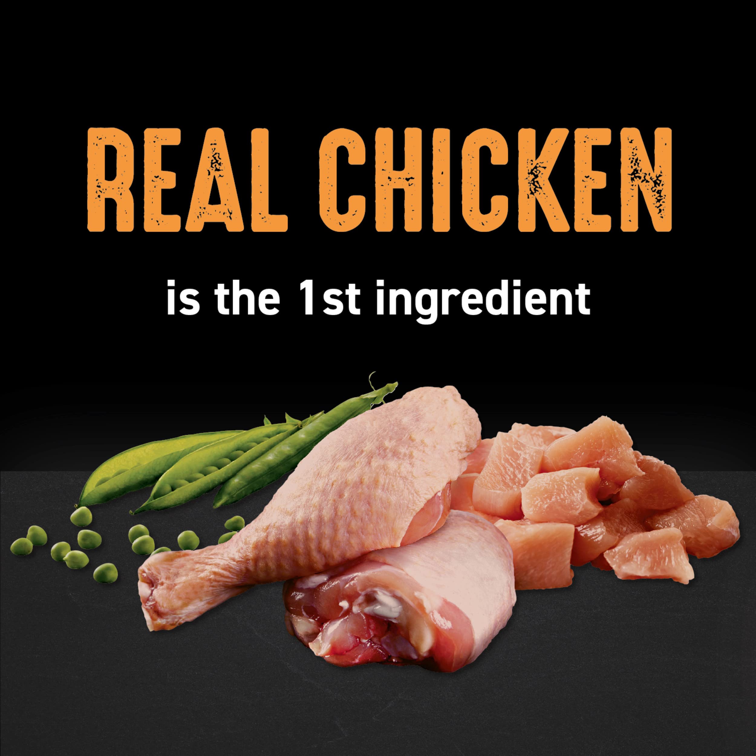 CRAVE High Protein Grain Free Dry Cat Food, Chicken, 4 lb Bag
