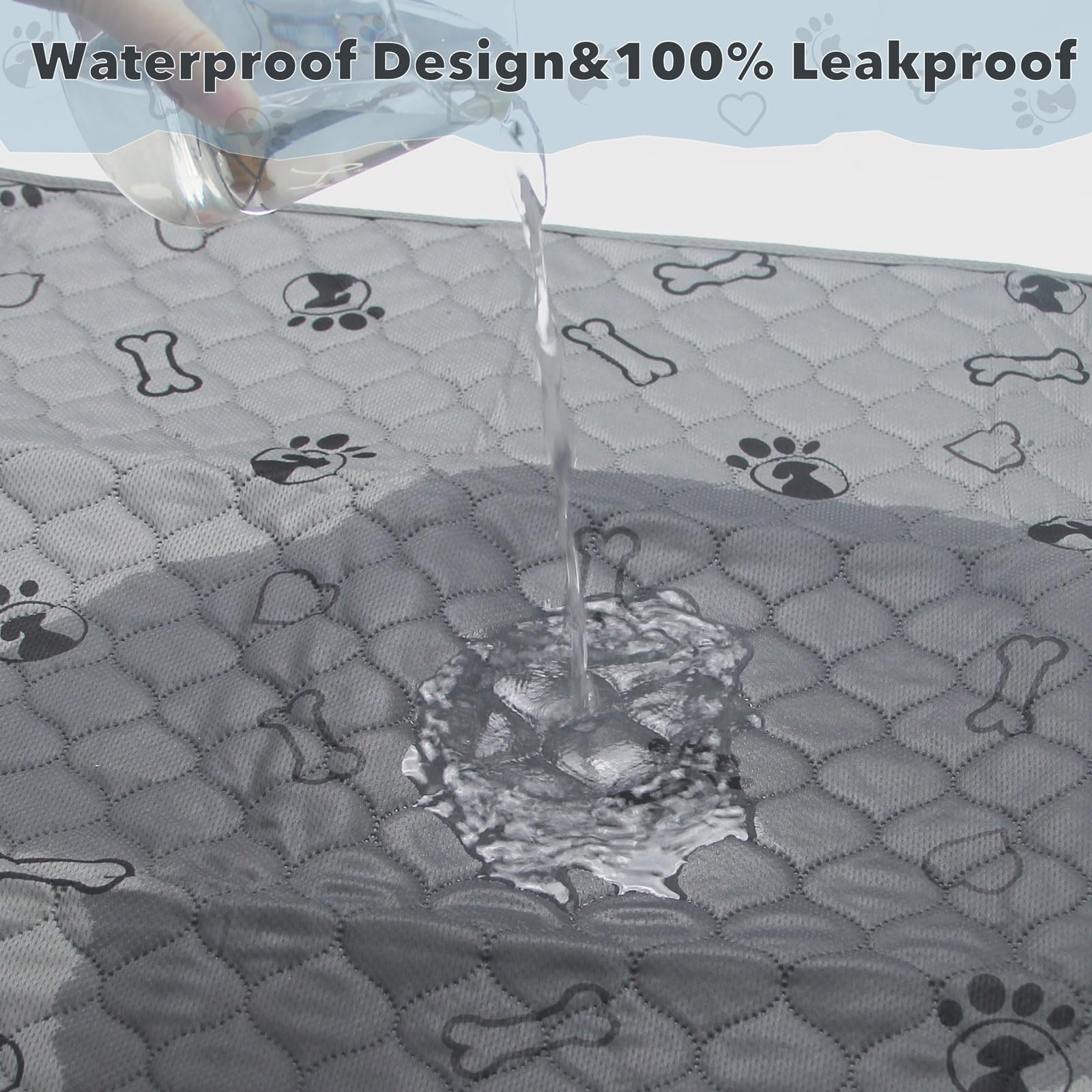 3 Pack 30X34 Reusable Puppy Pads With Blanket, Washable Waterproof Dog Potty Buddy, Super Absorbent Pee Pads For Dogs