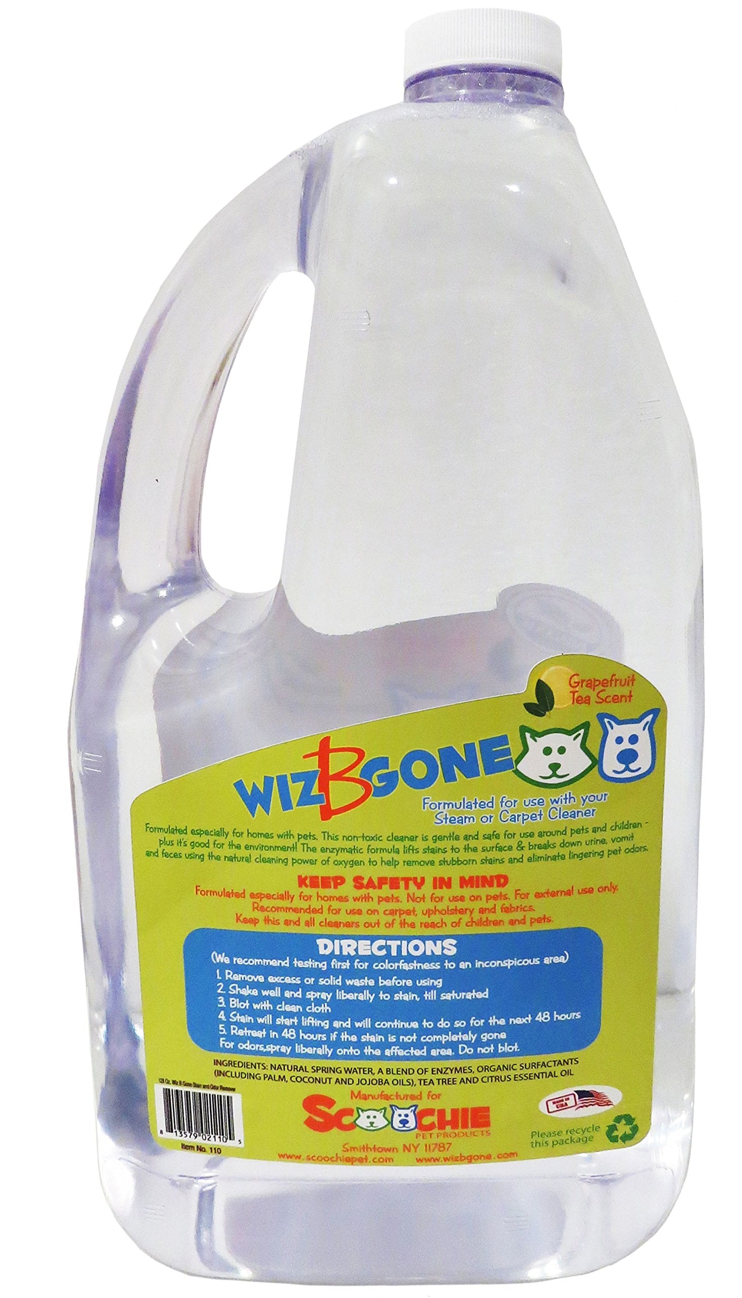 Pet Stain Odor Eliminator Dual Strength Professional 1LB Gallon- Enzyme Boosted Pet Odor & Stain Remover for Dog and Cats Urine