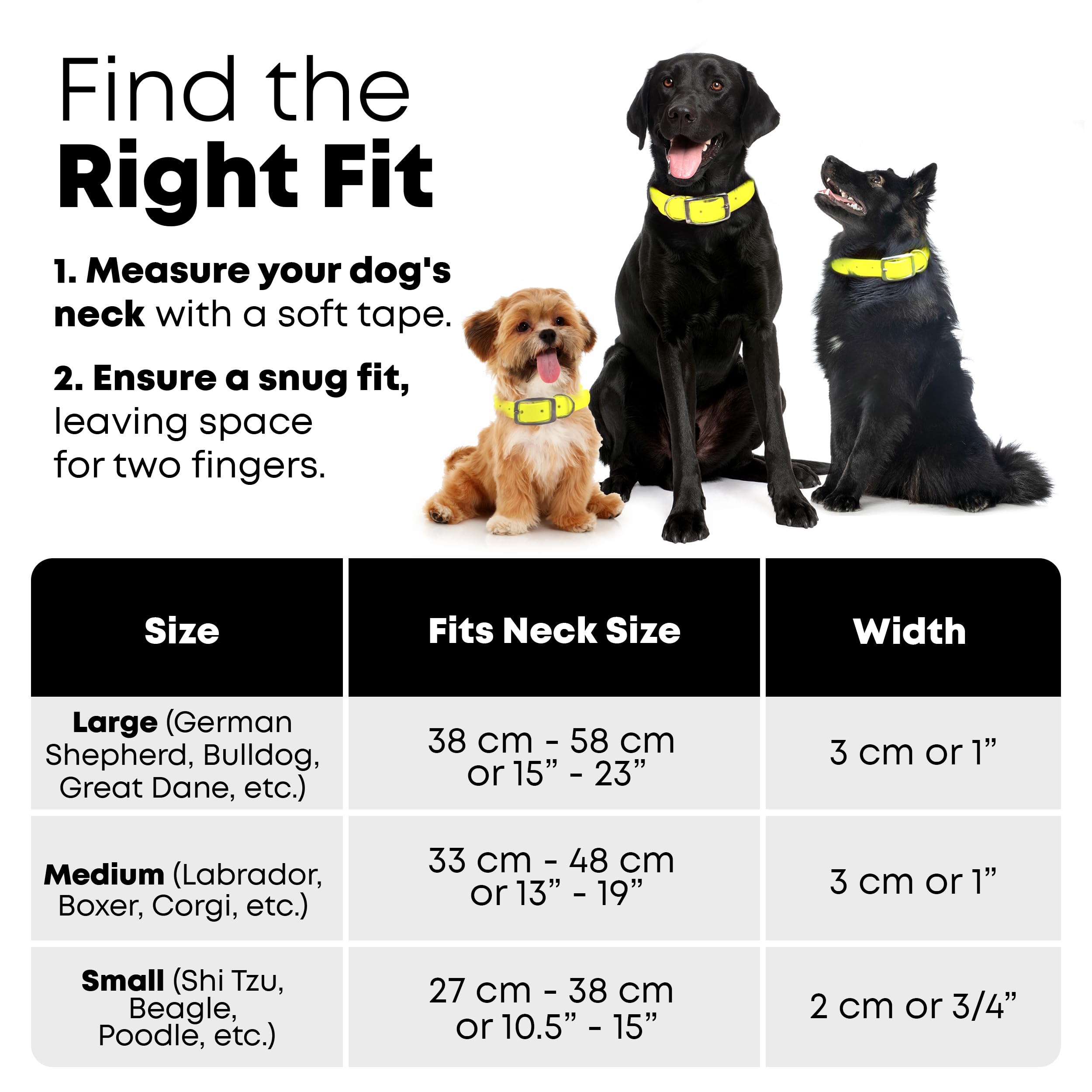 Regal Dog Products Small Yellow Waterproof Dog Collar and Leash Set | Heavy Duty Double Buckle & D Ring - 5'ft Leash | Adjustabl