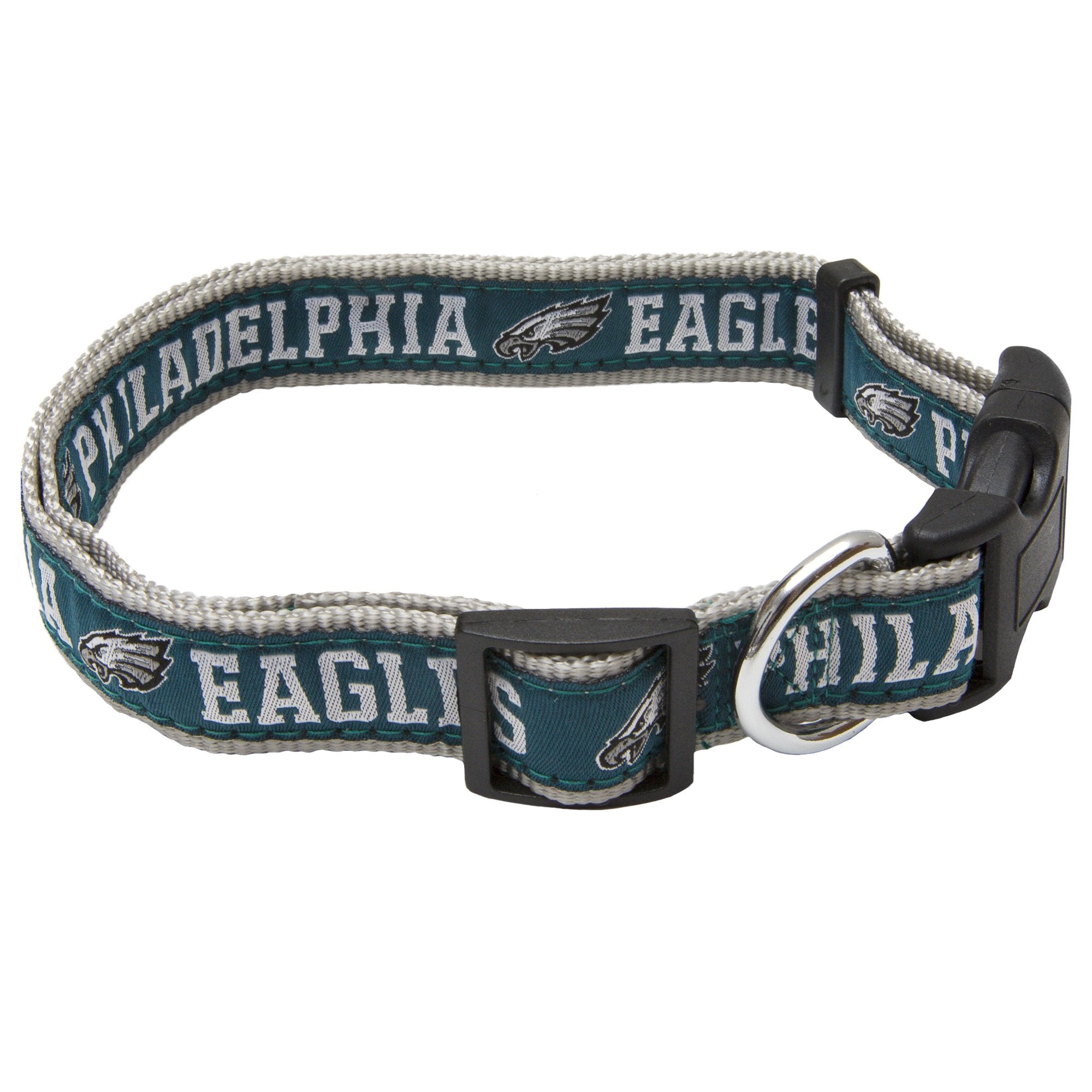 Pets First NFL Philadelphia Eagles Licensed PET COLLAR, Large - Heavy-Duty, Strong, and Durable Dog Collar. Available in 31 Foot