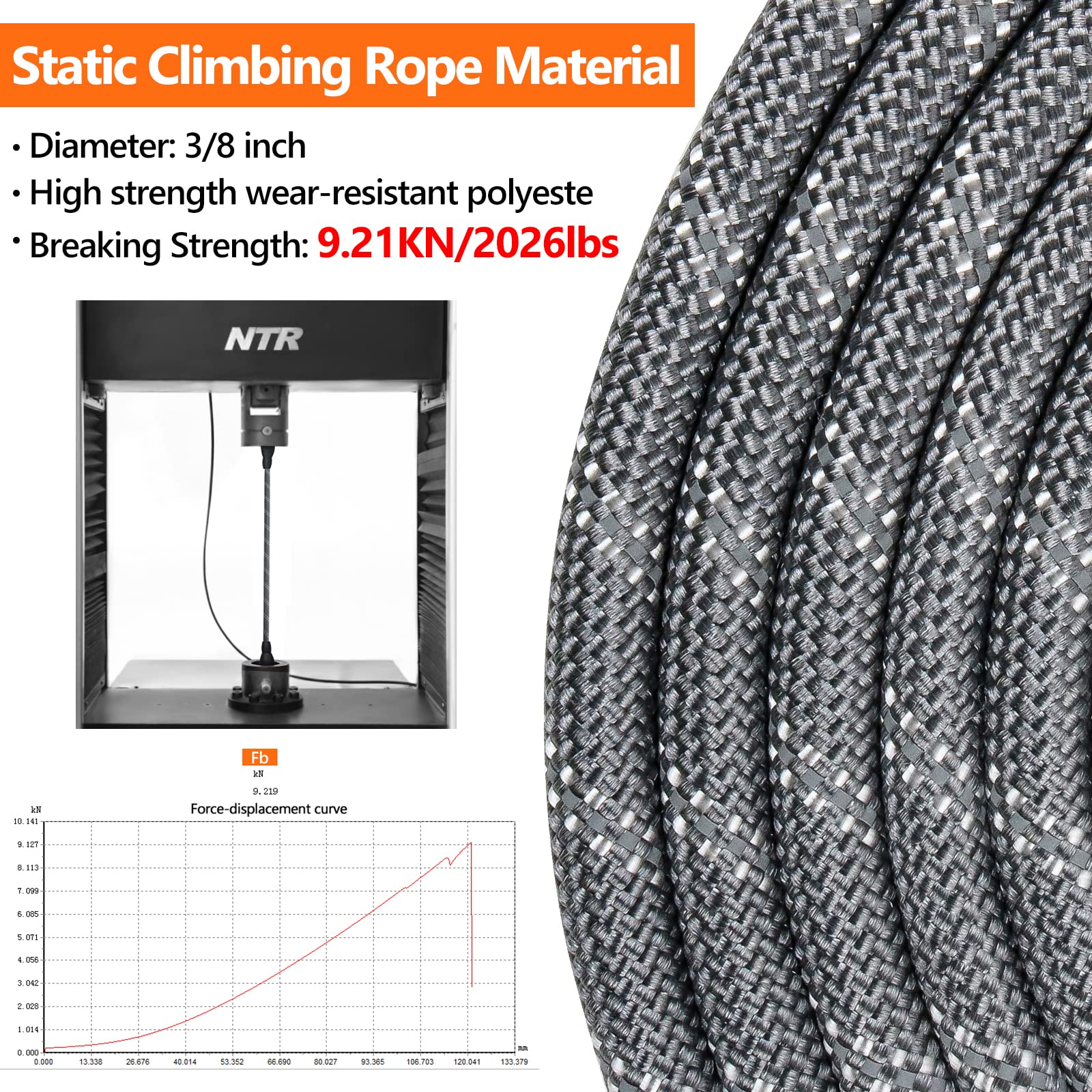 Ntr Heavy Duty Dog Leash, 15Ft Training Leash With Swivel Lockable Hook, Padded Handle And Highly Reflective Threads, Dog Lead F