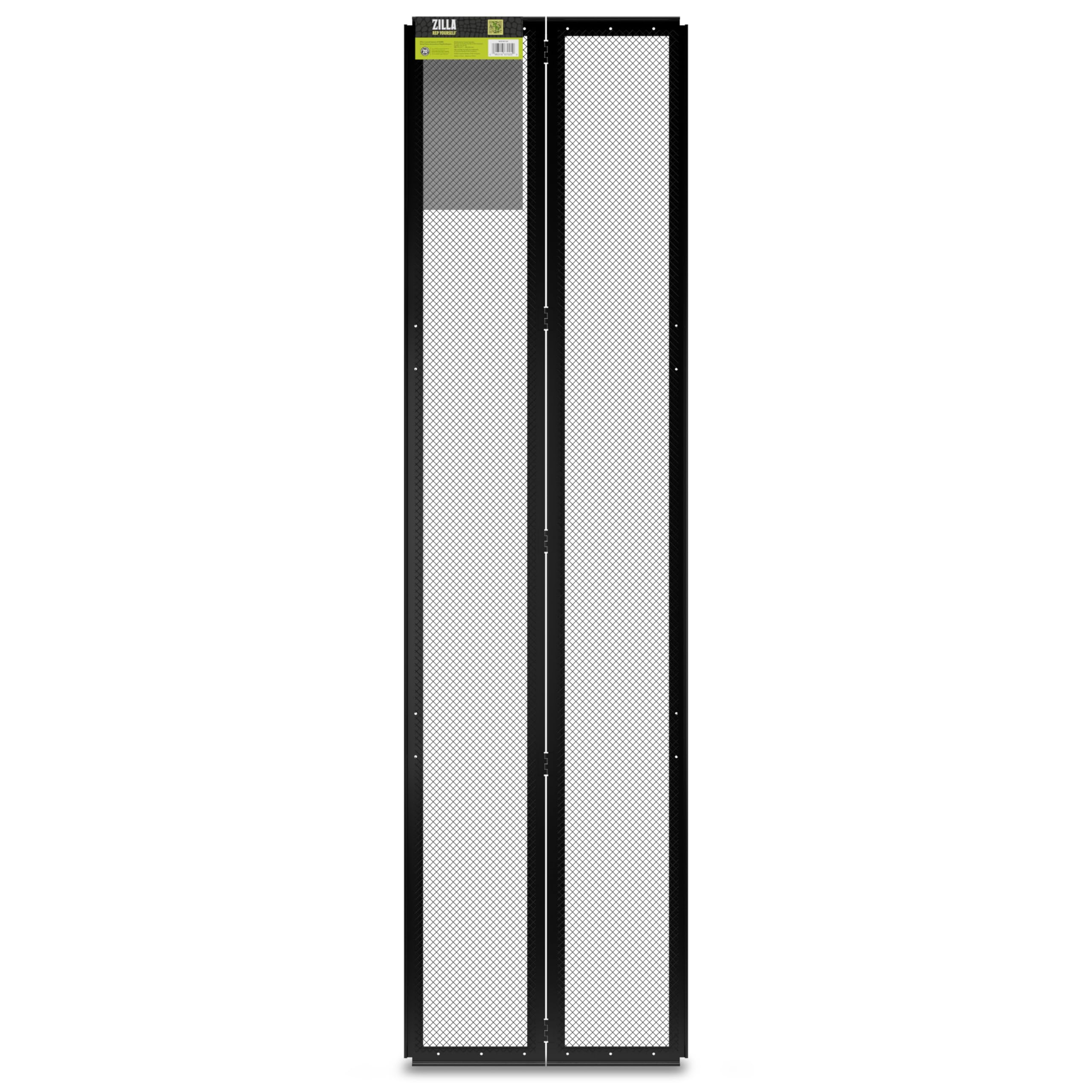Zilla Reptile Terrarium Screen Cover, 48" x 13", Black, Steel, Model 11667