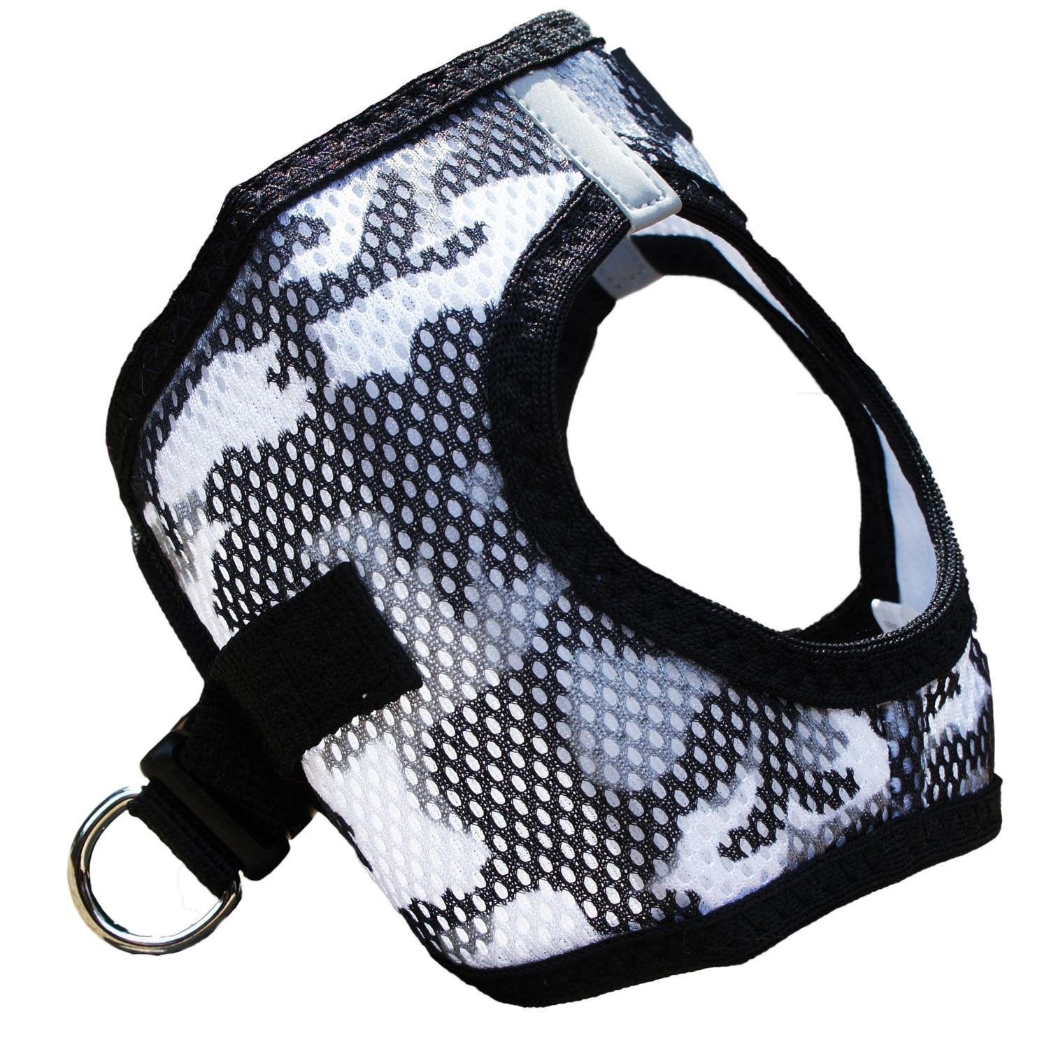American River Camo Choke-Free Dog Harness - Gray