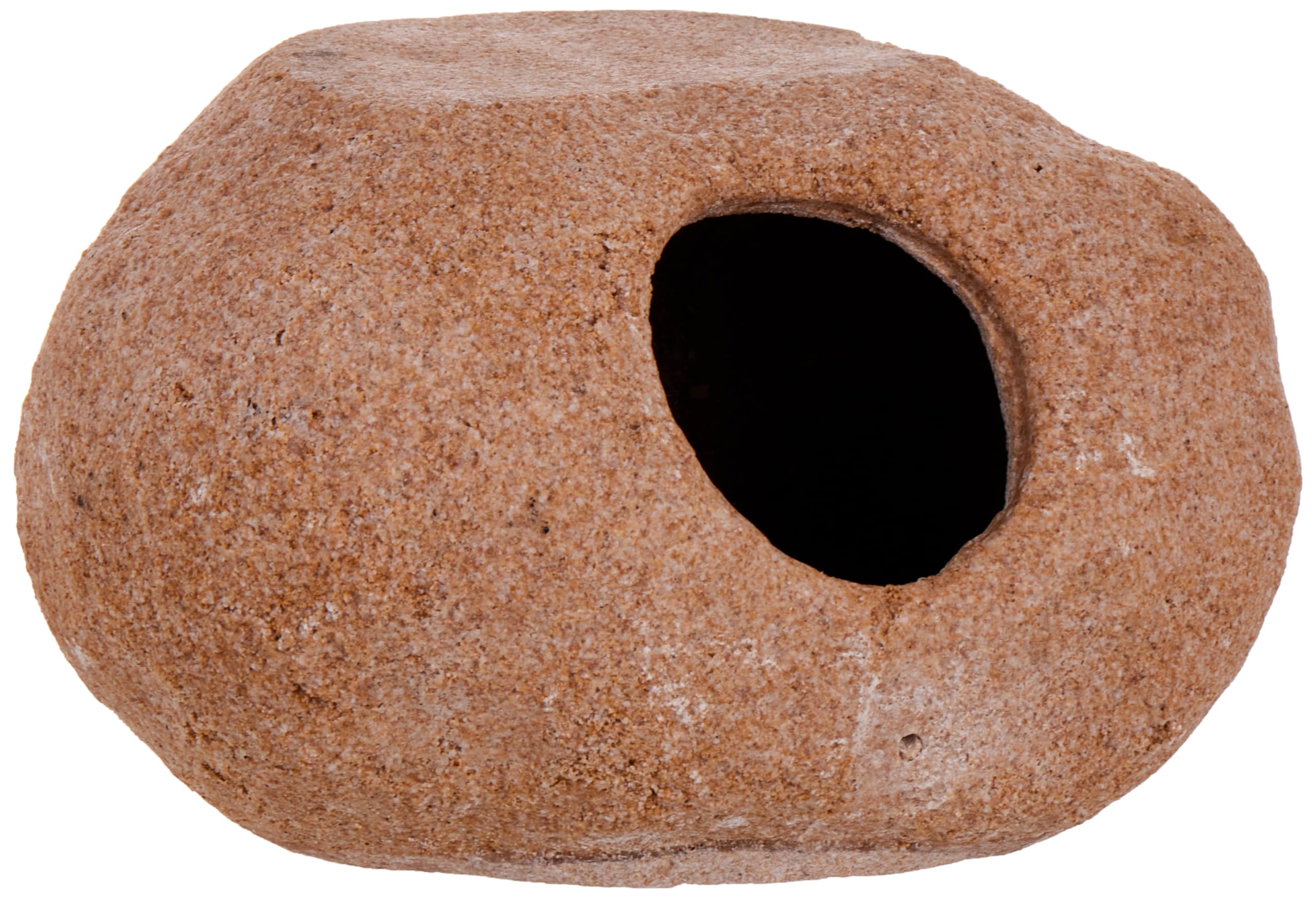 Penn Plax The Reptology Granite Stone Hide-Away - Aquariums And Terrarium Decor - For Small Animals - Extra Large Size