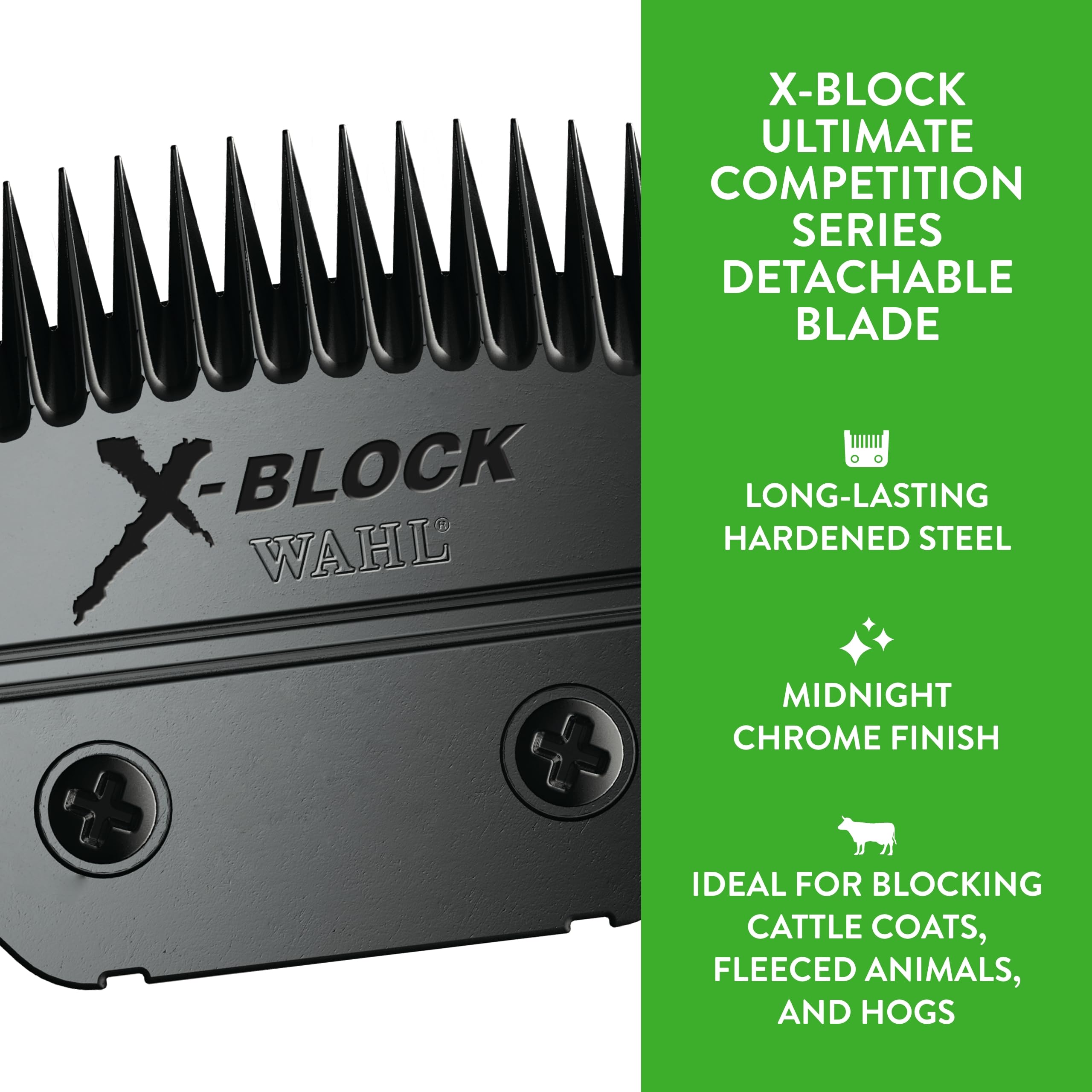 Wahl Professional Animal X-Block Ultimate Competition Series Detachable Blade For Cattle And Sheep (2430-500)