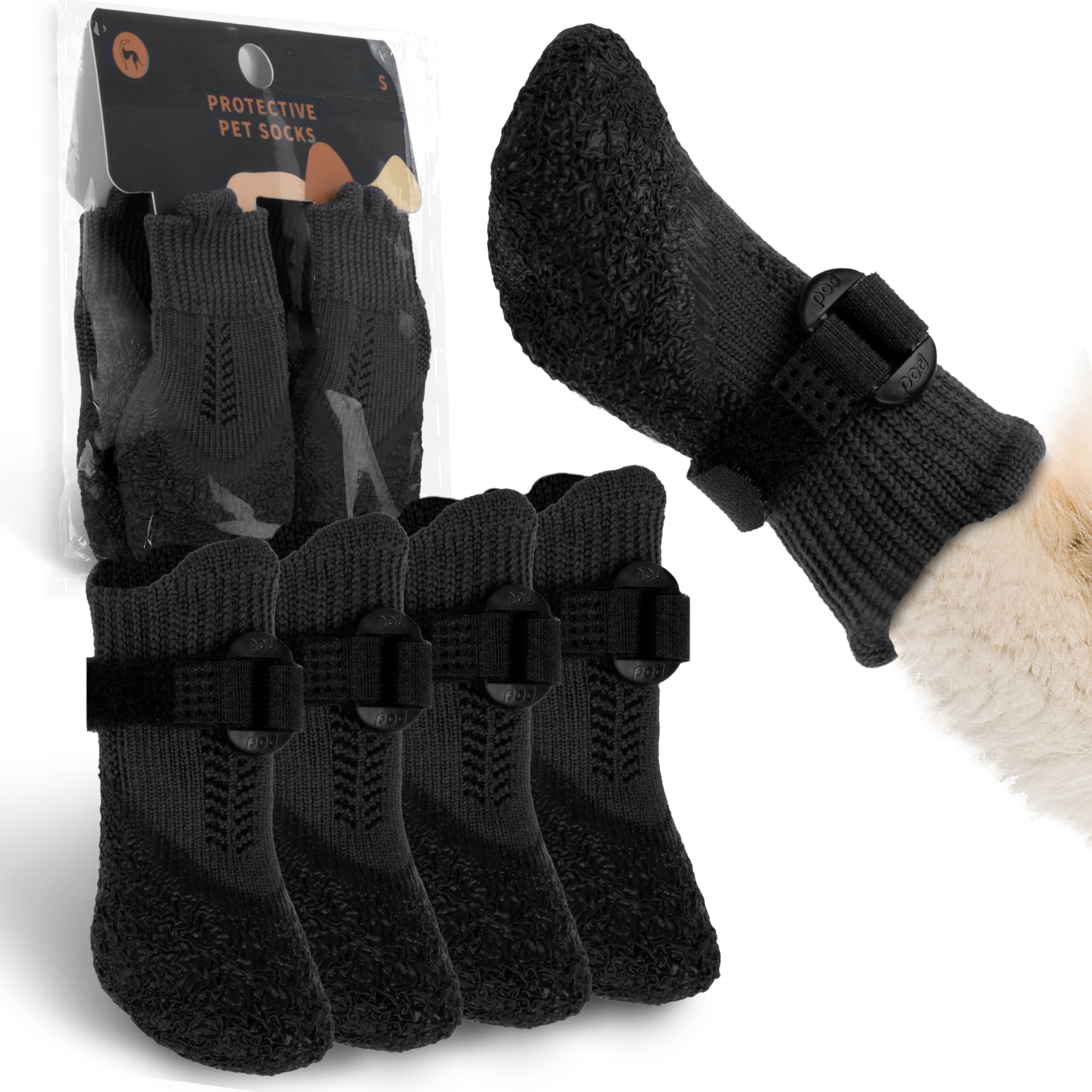 Scheppend Dog Socks To Prevent Licking Paws,Anti-Slip Socks For Senior Dogs Indoor Hardwood Floors,Summer Dog Paw Protectors For