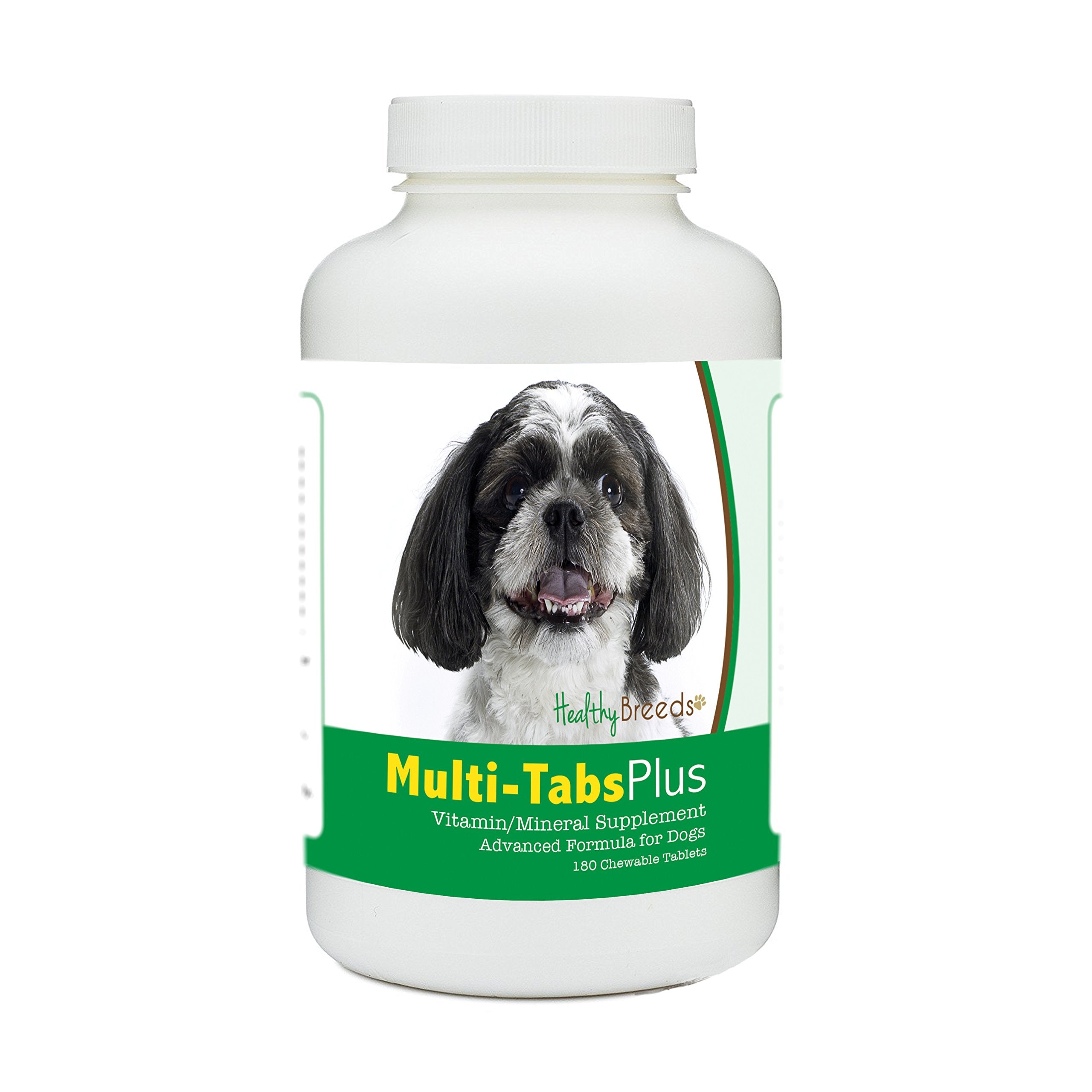 Healthy Breeds Shih-Poo Multi-Tabs Plus Chewable Tablets 180 Count