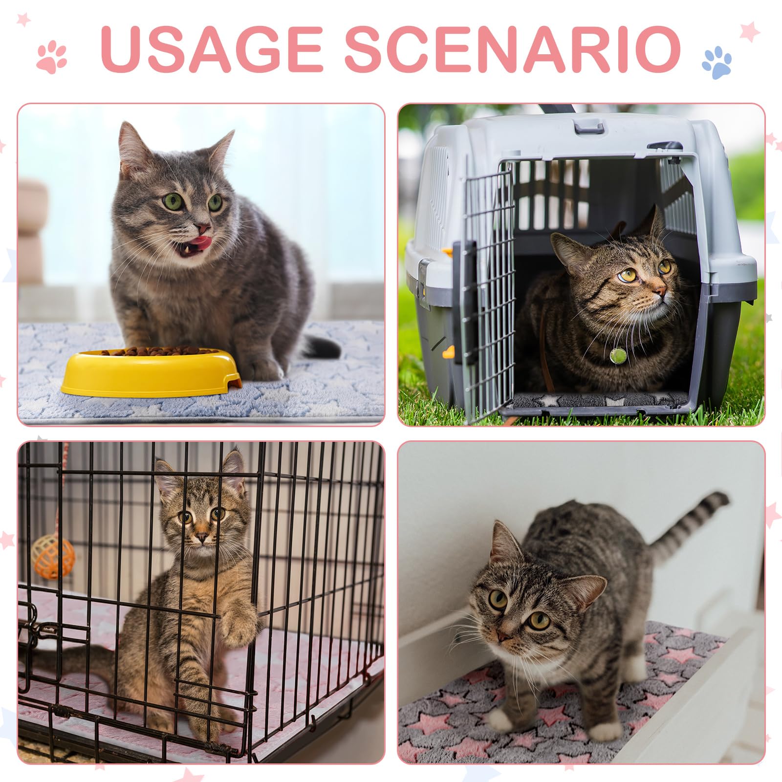 8 Pcs Guinea Pig Bedding Cage Liners Bulk Blankets Small Animal Flannel Throw Bedding Waterproof Absorbent Reusable Pet Pee Slee