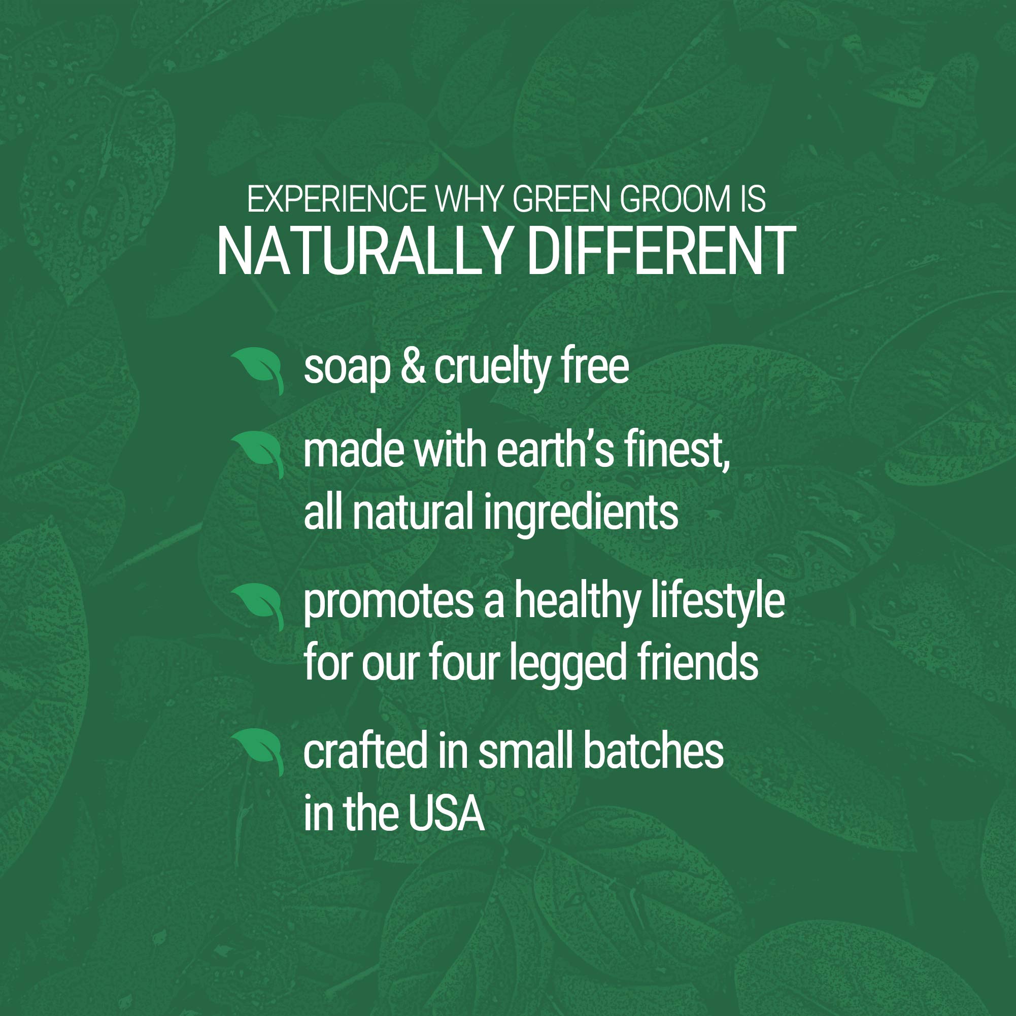 Green Groom Argan Oil Dog Shampoo, 1 Gallon - Vitamin E And Antioxidant Rich, Restores Shine, Moisturizing, Natural Ingredients, Helps Relieve Dry Itchy Skin, Adds Moisture To The Coat