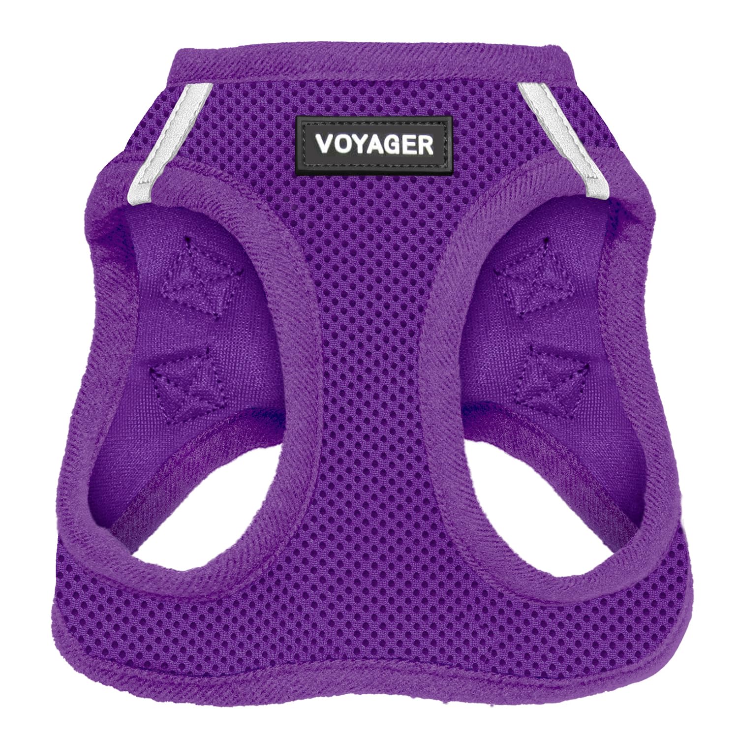 Voyager Step-In Air Dog Harness - All Weather Mesh Step In Vest Harness For Small And Medium Dogs And Cats By Best Pet Supplies - Harness (Purple), S (Chest: 14.5-16')