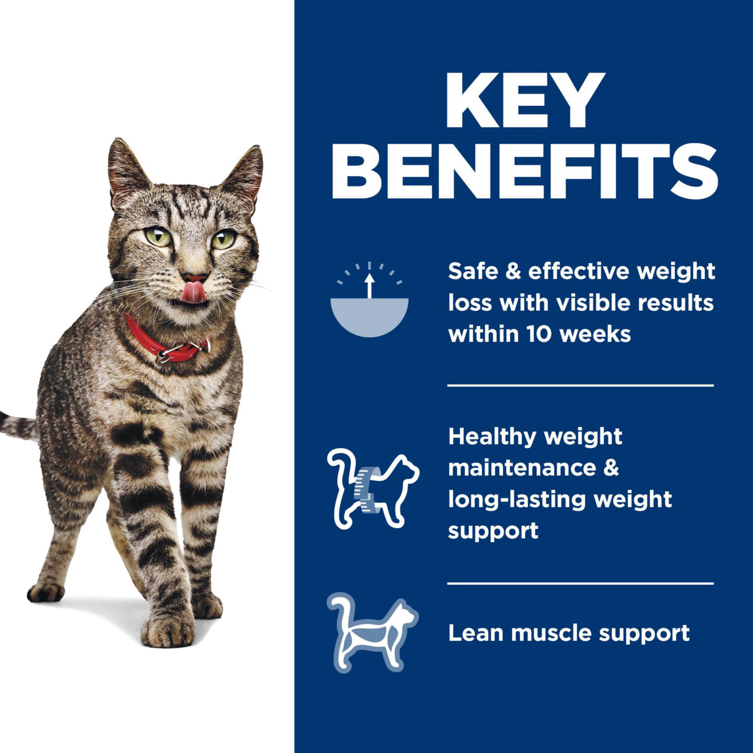 Hills Science Diet Perfect Weight, Adult 1-6, Weight Management Support, Dry Cat Food, Chicken Recipe, 15 lb Bag
