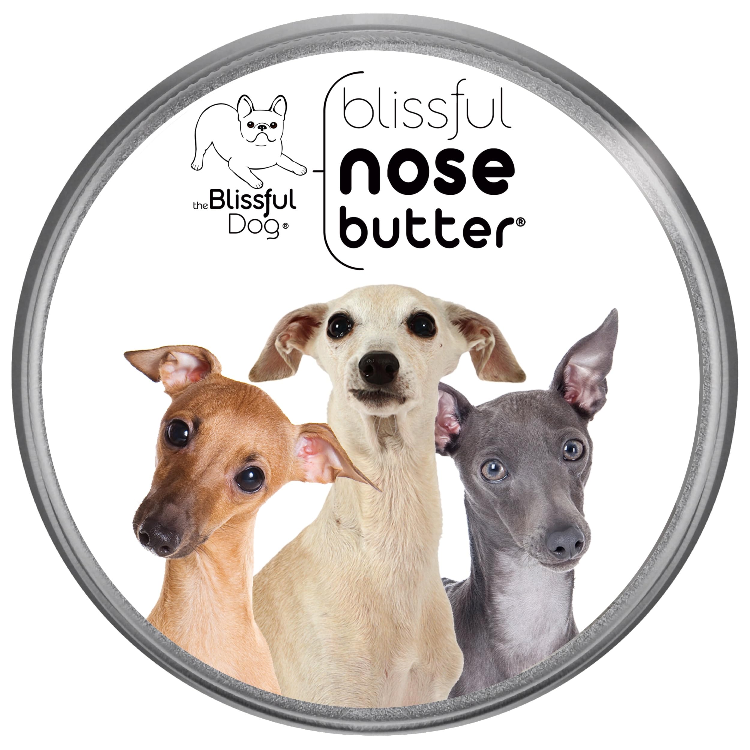 The Blissful Dog Italian Greyhound Unscented Nose Butter - Dog Nose Butter, 16 Ounce