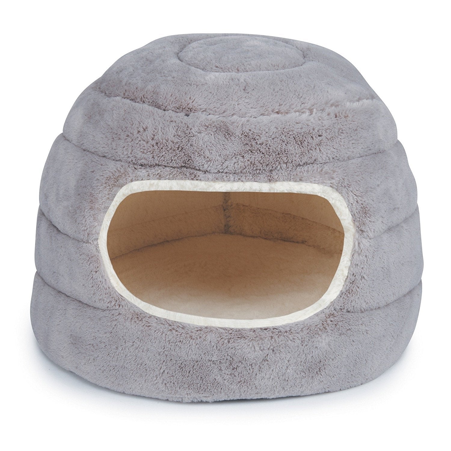 Slumber Pet Cuddler Beds - Soft And Ultra-Comfortable Beds For Cats And Small Dogs - 16'D X 12'H, Dove
