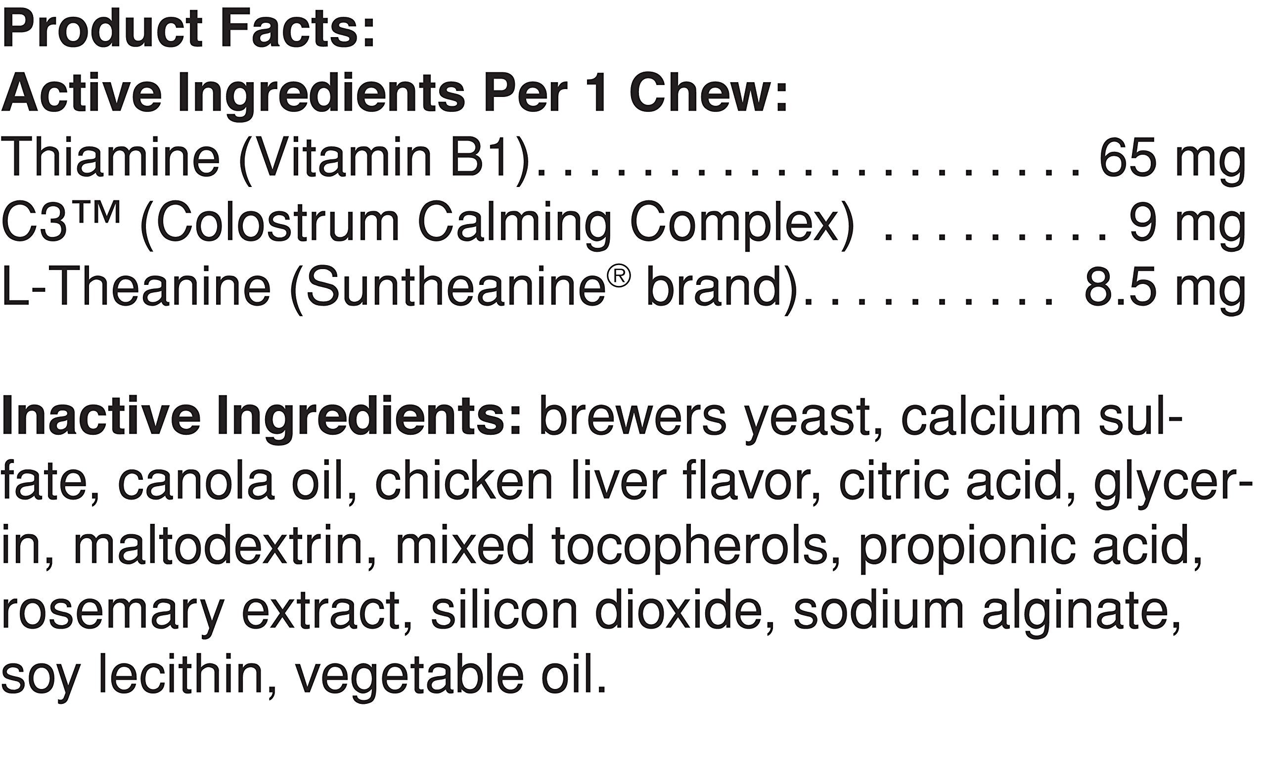 Pet Naturals of Vermont - Calming, Behavioral Support Supplement for Dogs and Cats, 160 Bite Sized Chews