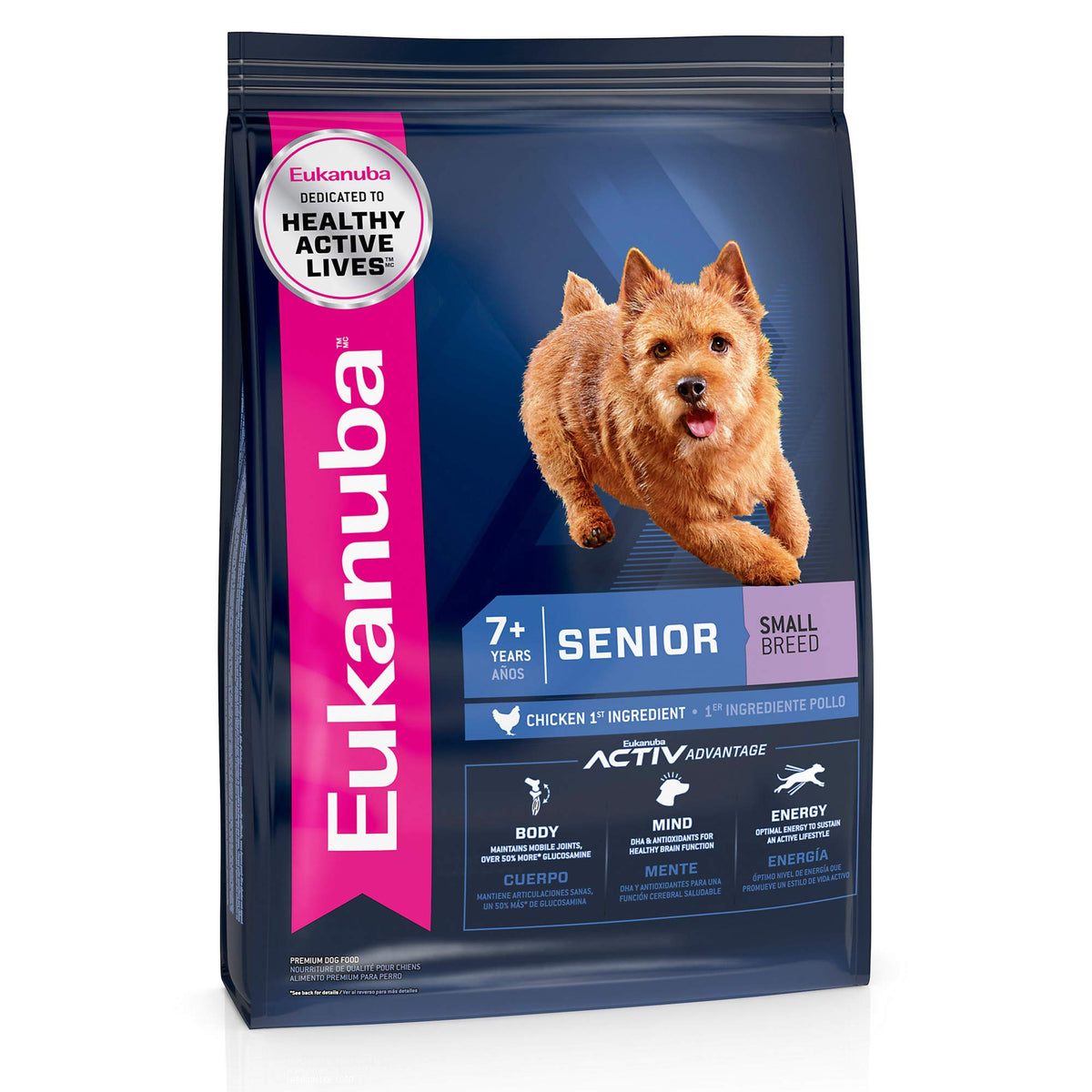 Eukanuba Senior Small Breed Dry Dog Food, 5 Lb