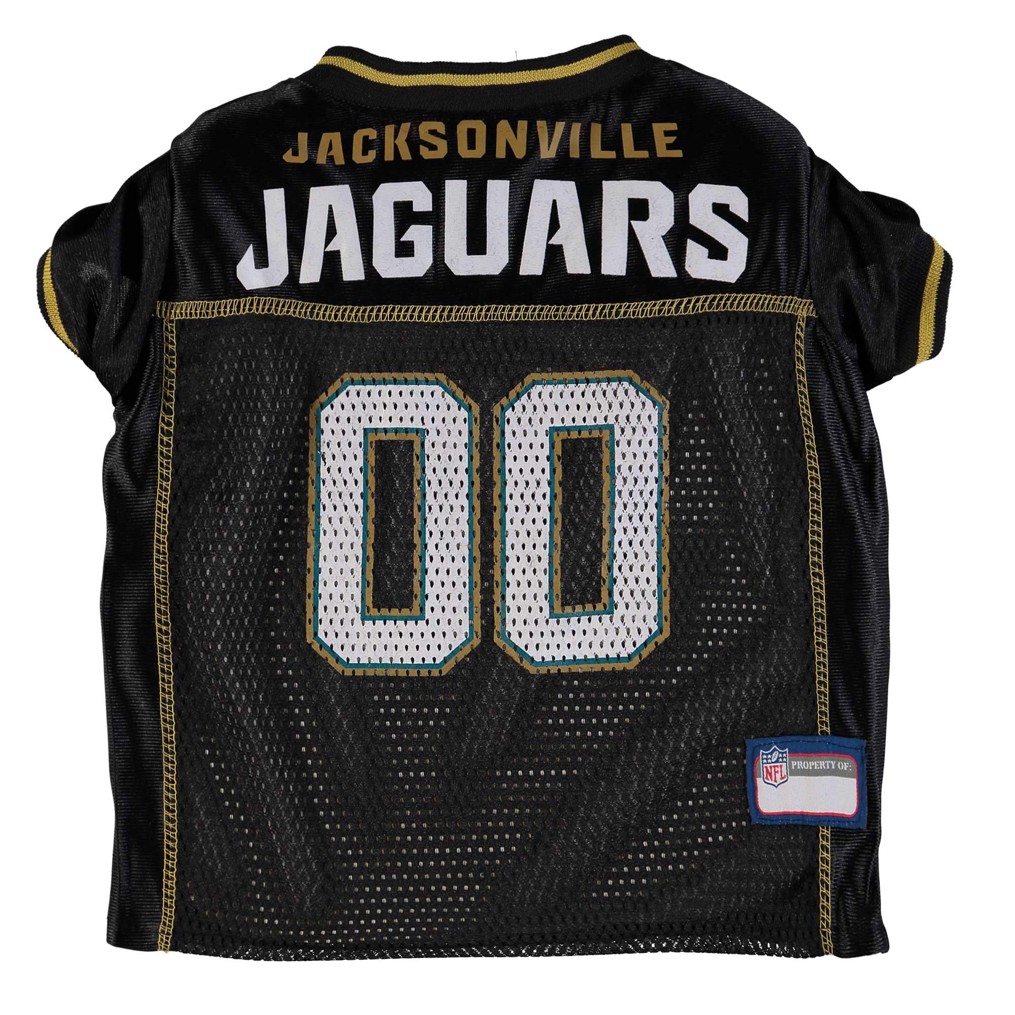 Nfl Jacksonville Jaguars Dog Jersey, Size: Medium. Best Football Jersey Costume For Dogs & Cats. Licensed Jersey Shirt