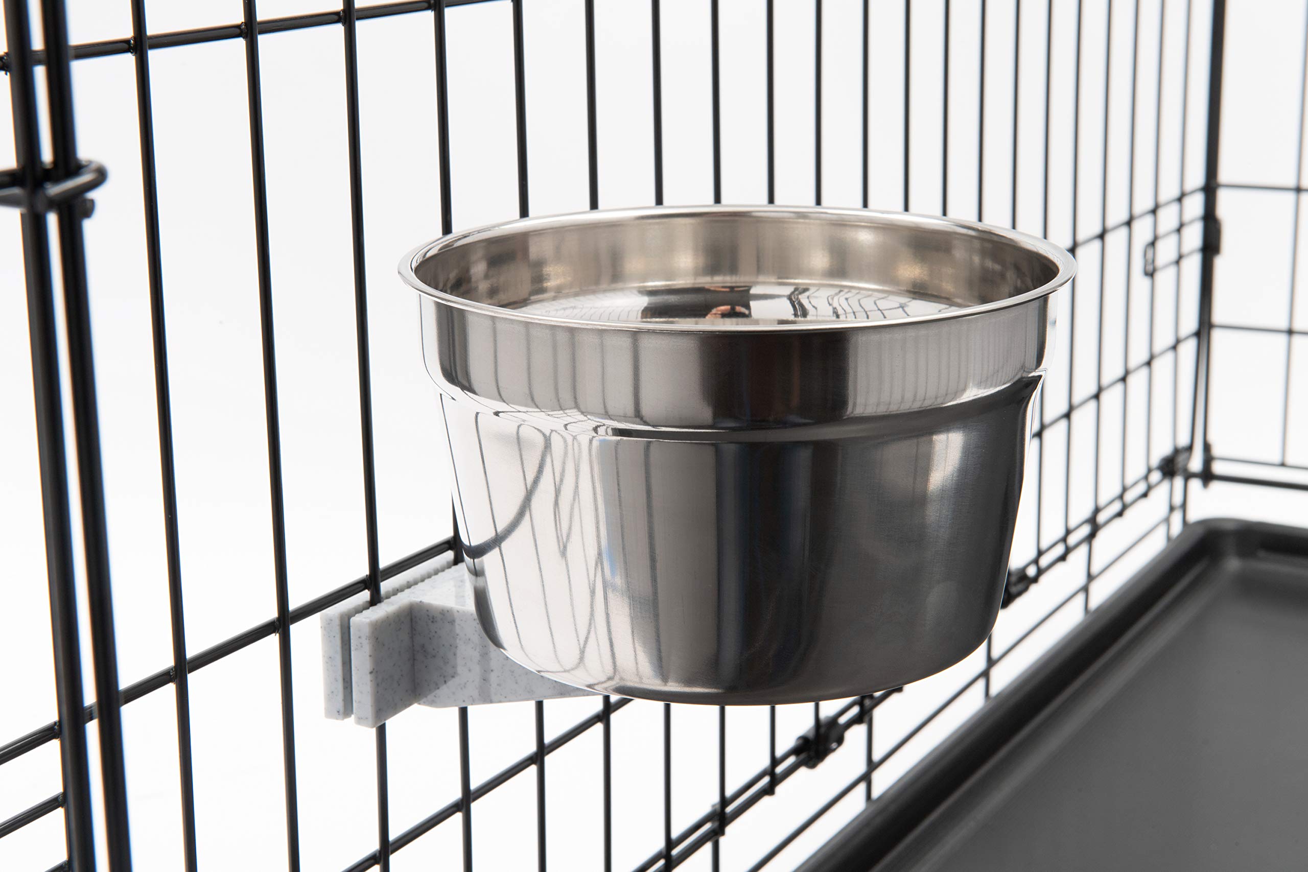 Lixit Stainless Steel Crock, Jumbo, stainless-steel, 40 Ounce (0741)