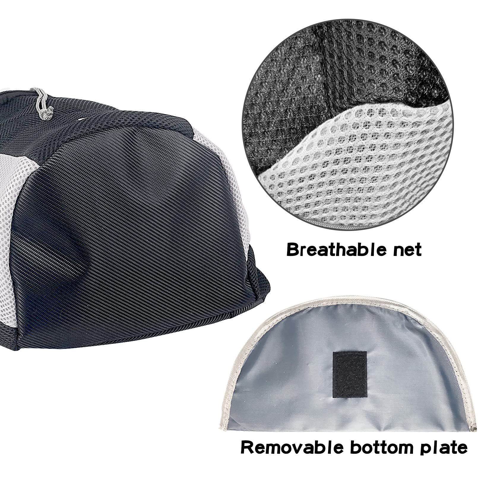 Fhiny Dog Carrier Backpack, Comfortable Doggy Front Backpack Pet Puppy Carrier Travel Pack With Breathable Head Out Design And Padded Shoulder For Walking Biking Hiking Camping Outdoor