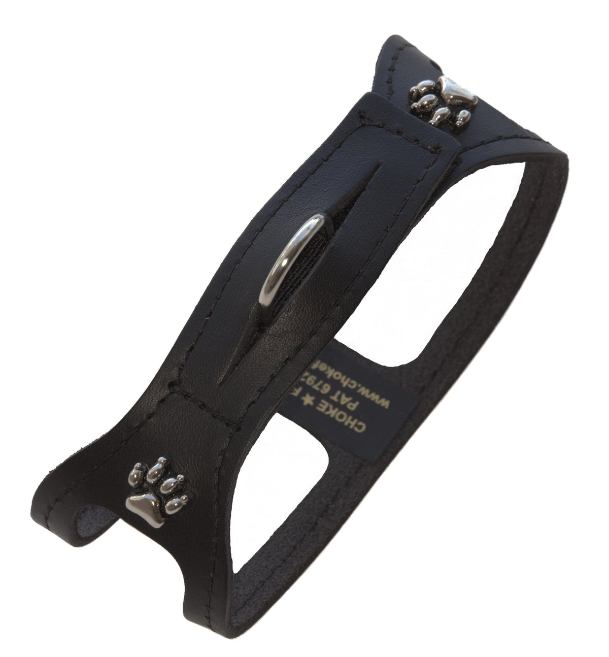 Chokefree Pet Shoulder Collar, 22-Inch, Non Metallic Black