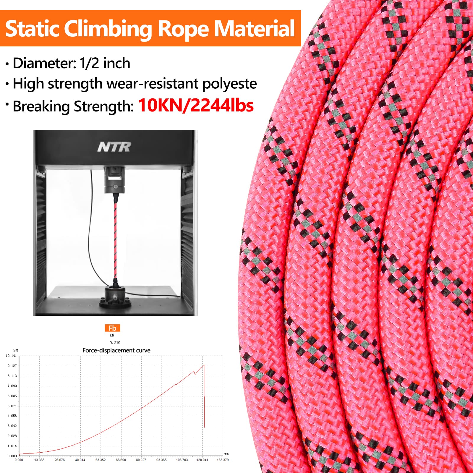 Ntr Long Pink Dog Leash, 20Ft Check Cord With Swivel Lockable Hook And Comfortable Padded Handle For Reflective Dog Leash For Small Medium And Large Dogs Walking Training Hiking Camping Playing